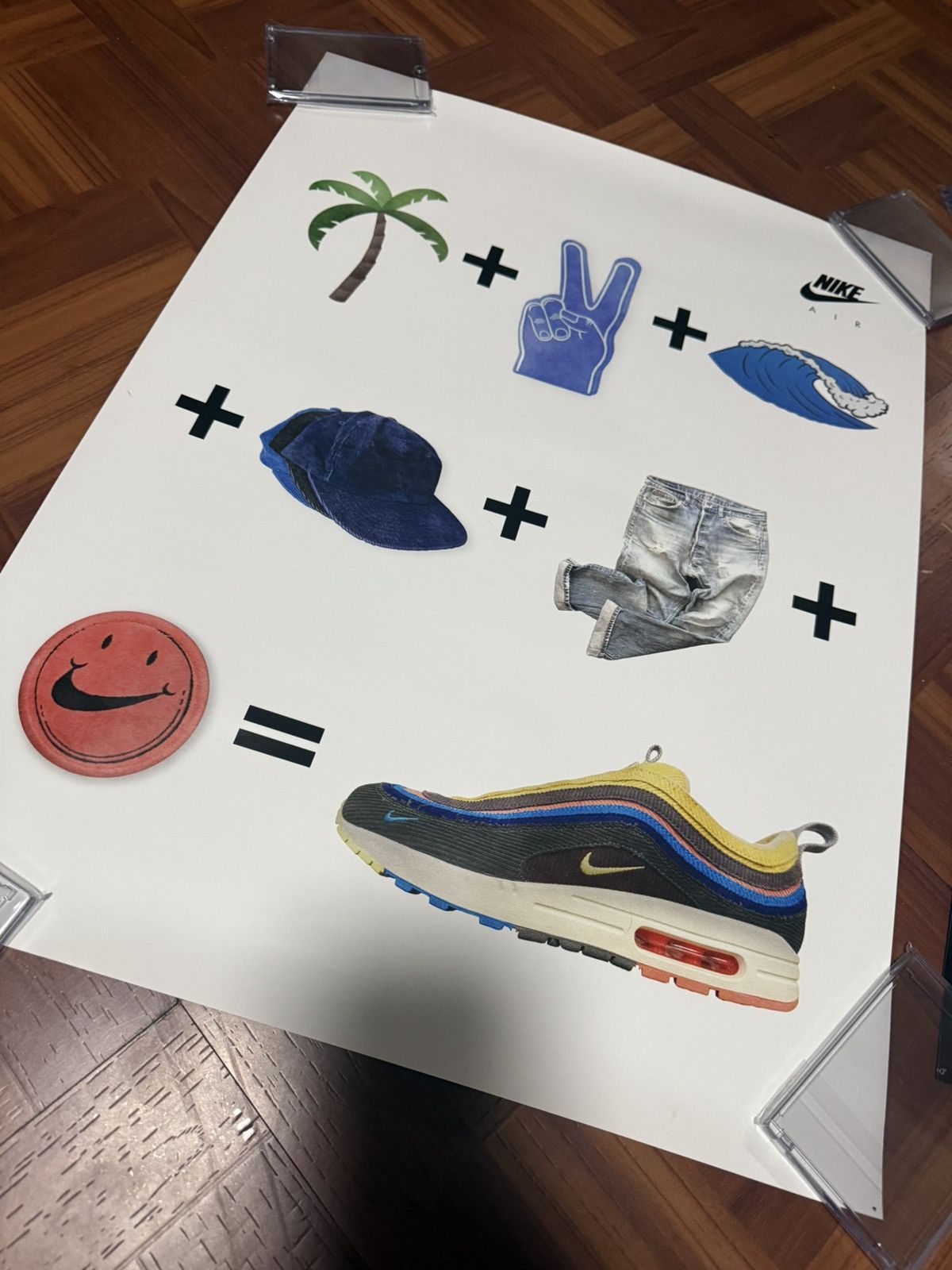 Nike Nike x Sean Wotherspoon Air Max 1/97 Poster Set Size ONE SIZE - 3 Thumbnail