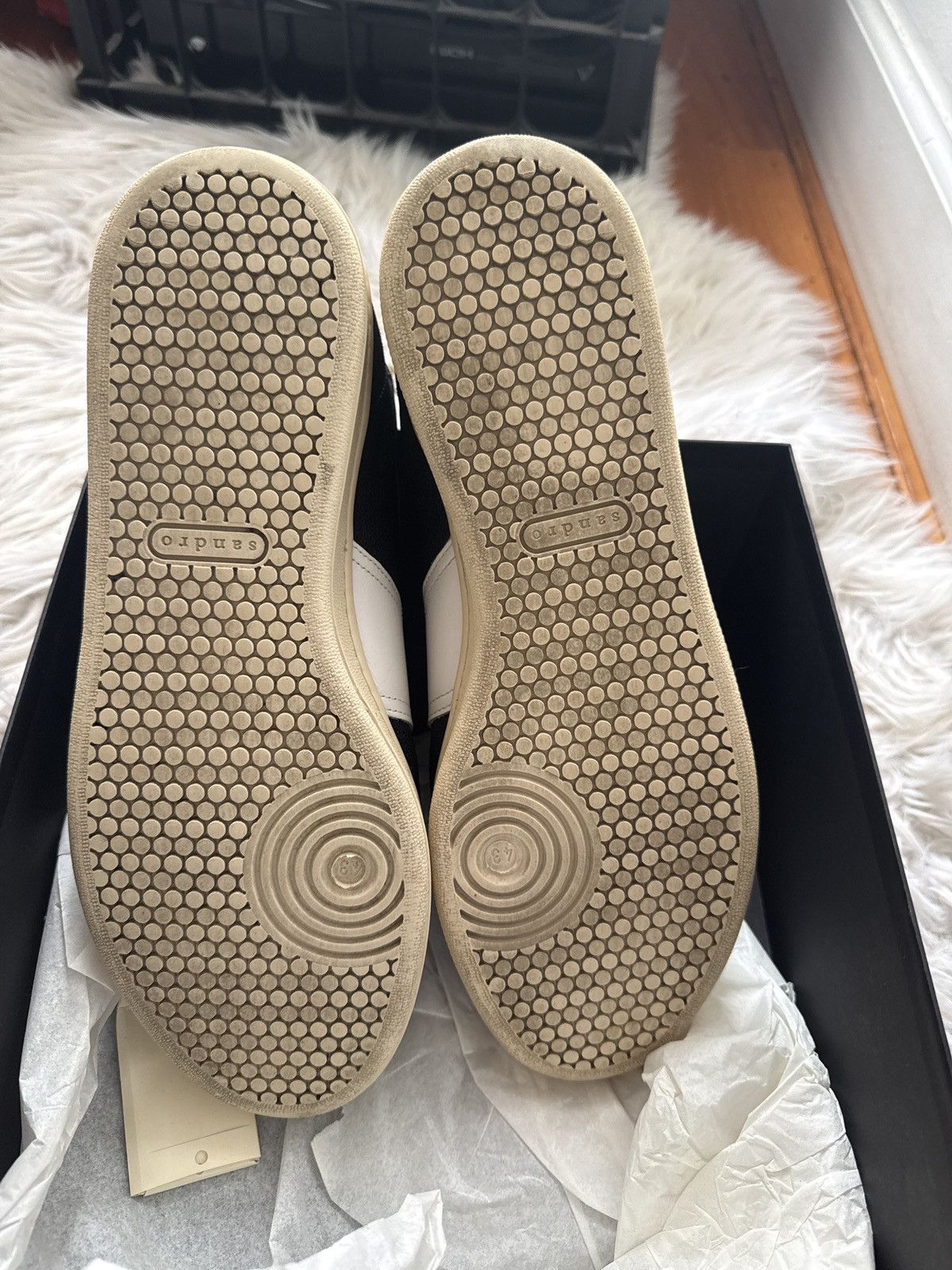 Sandro Sandro Paris men black and white shoes Size US 10 / EU 43 - 3 Thumbnail