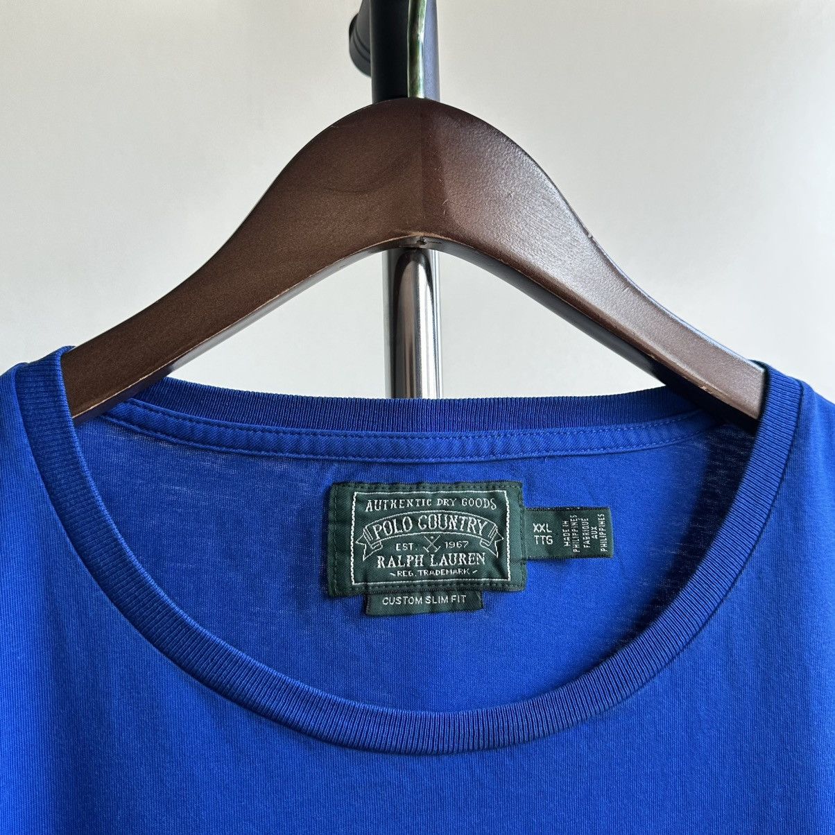 Polo Ralph Lauren × Vintage Vintage Polo Ralph Lauren Country Big Logo Tee Size US XXL / EU 58 / 5 - 4 Thumbnail