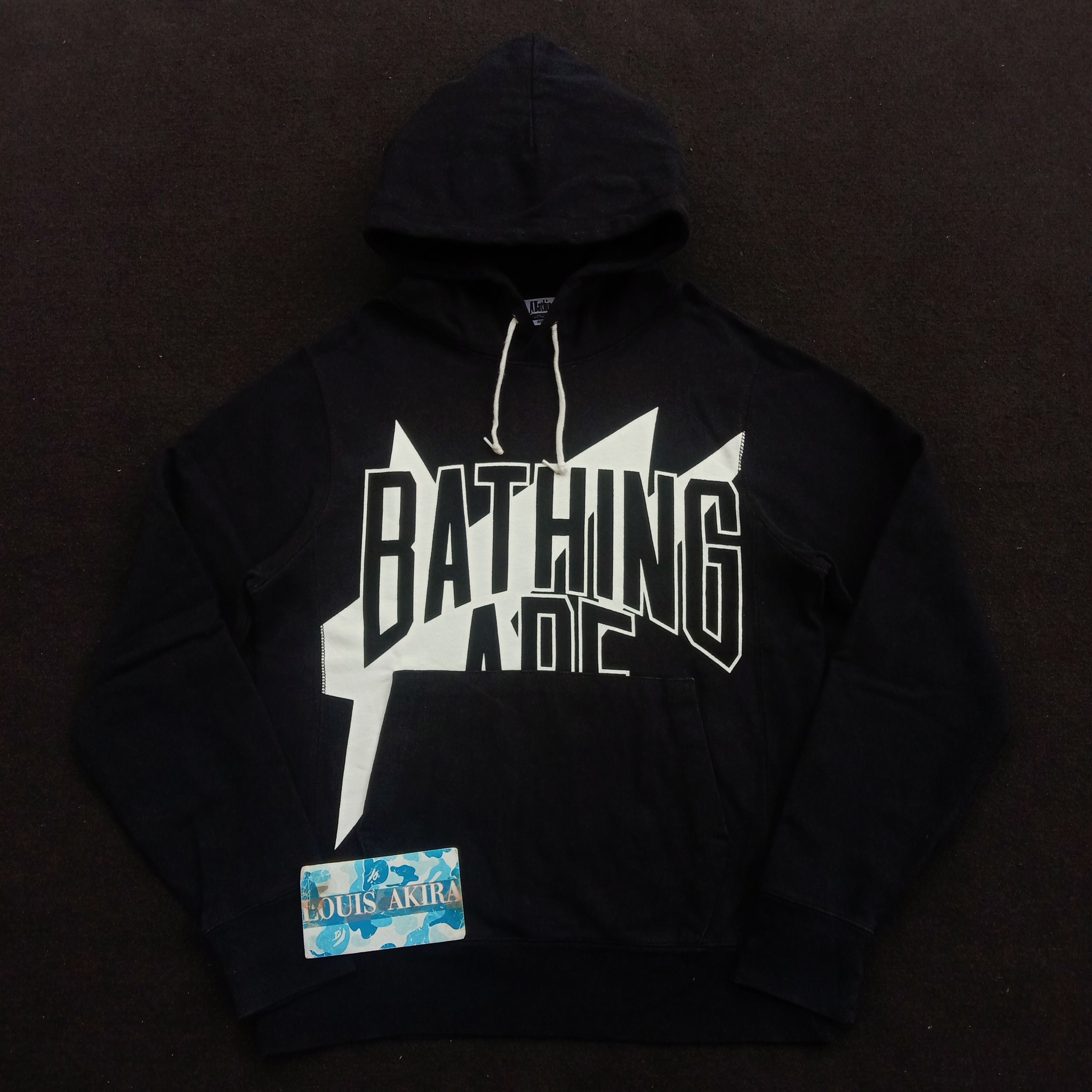image of Bape Sta Nyc Pullover Hoodie (2014) in Black, Men's (Size Medium)