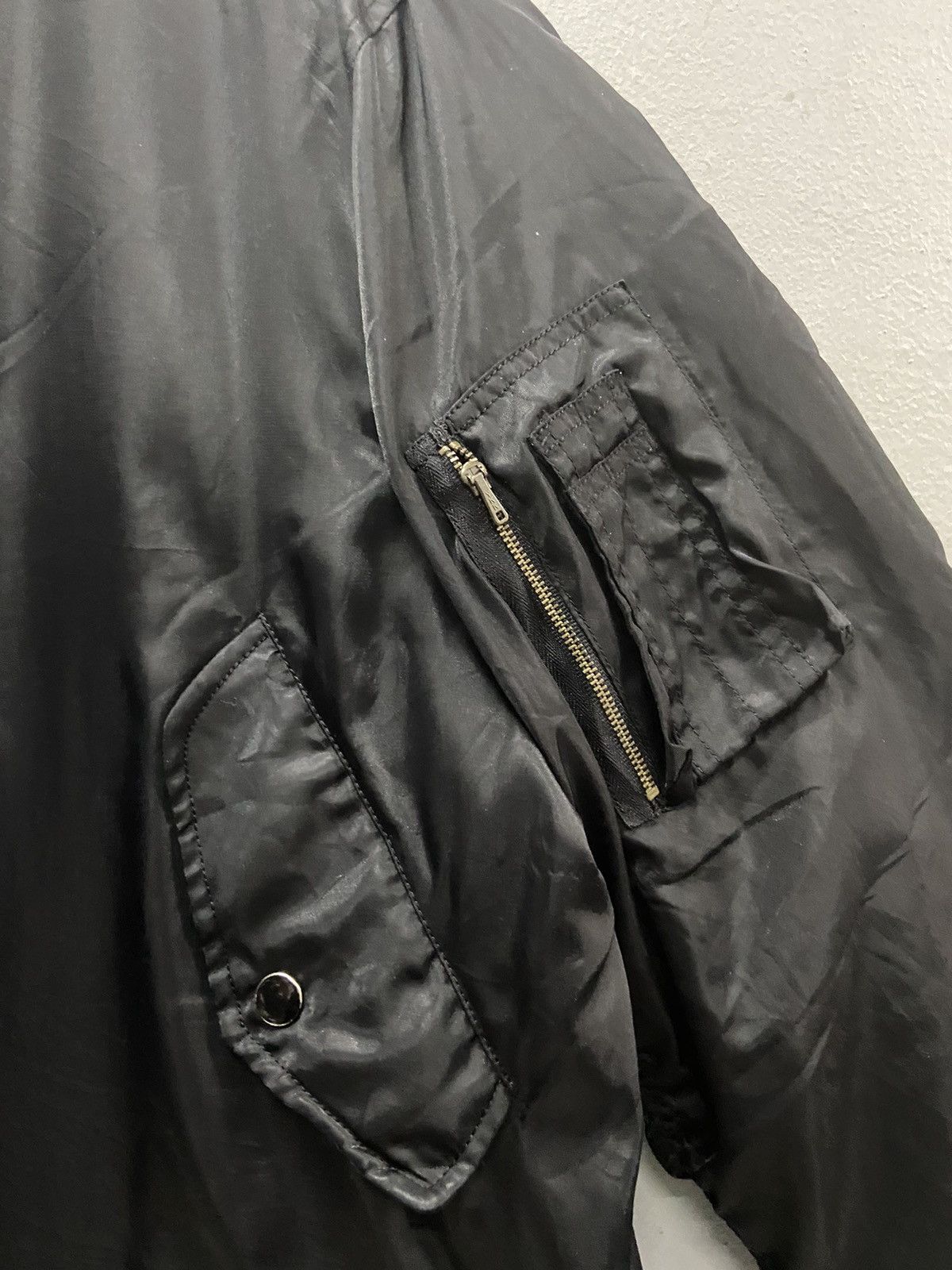 Vintage AIR FORCE INTERMEDIATE MA 1 MACHOPE ARMY JACKET Size US L / EU 52-54 / 3 - 4 Thumbnail