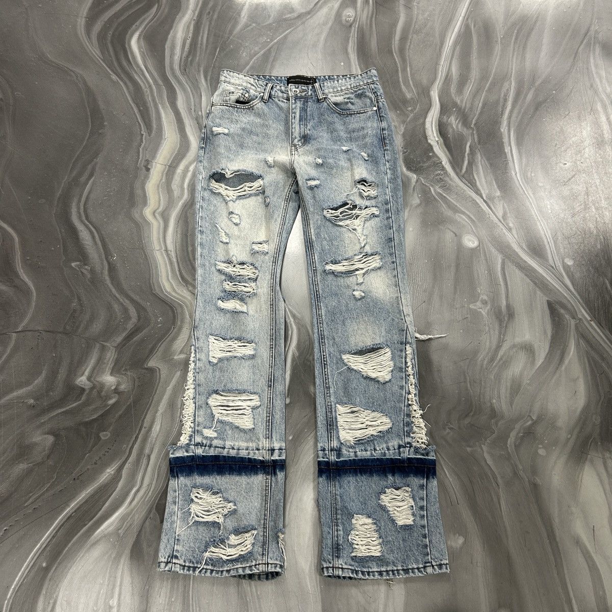 Who Decides War Who Decides War Gnarly Denim Sky Blue Size US 30 / EU 46 - 1 Thumbnail