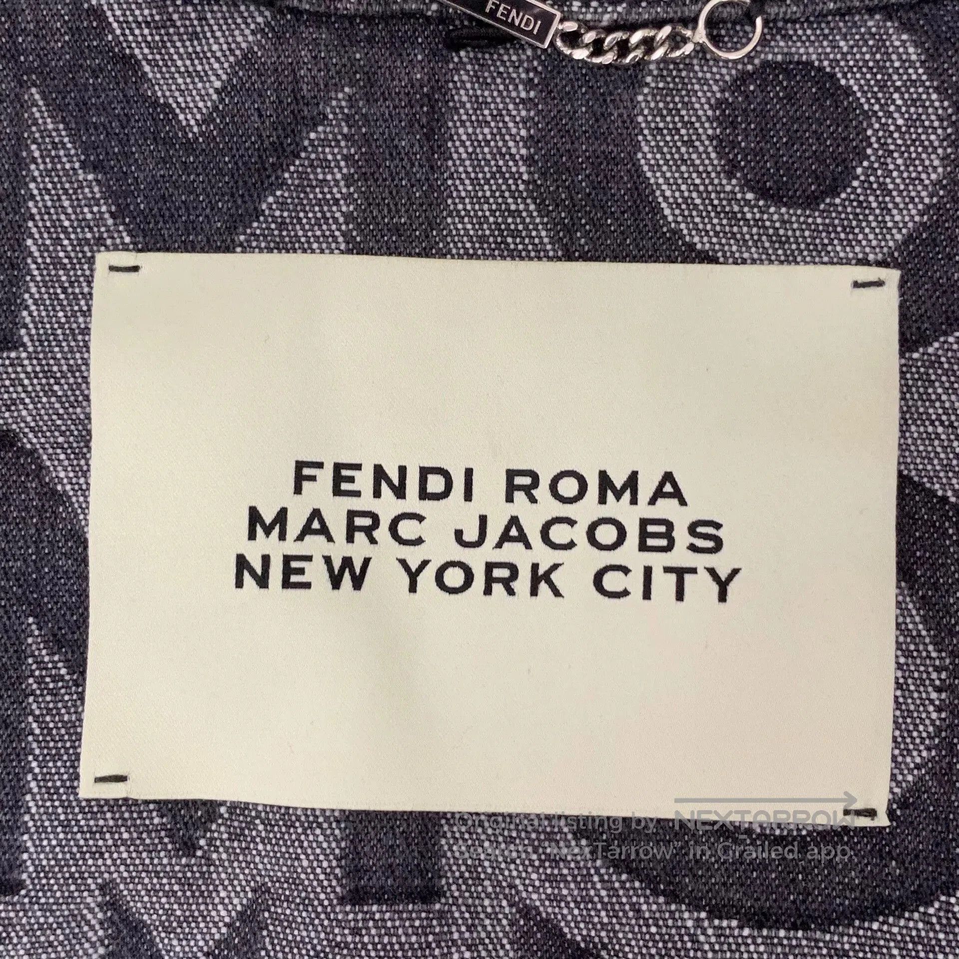 Fendi fendi gray logo long sleeve denim shirt. Size US M / EU 48-50 / 2 - 5 Thumbnail
