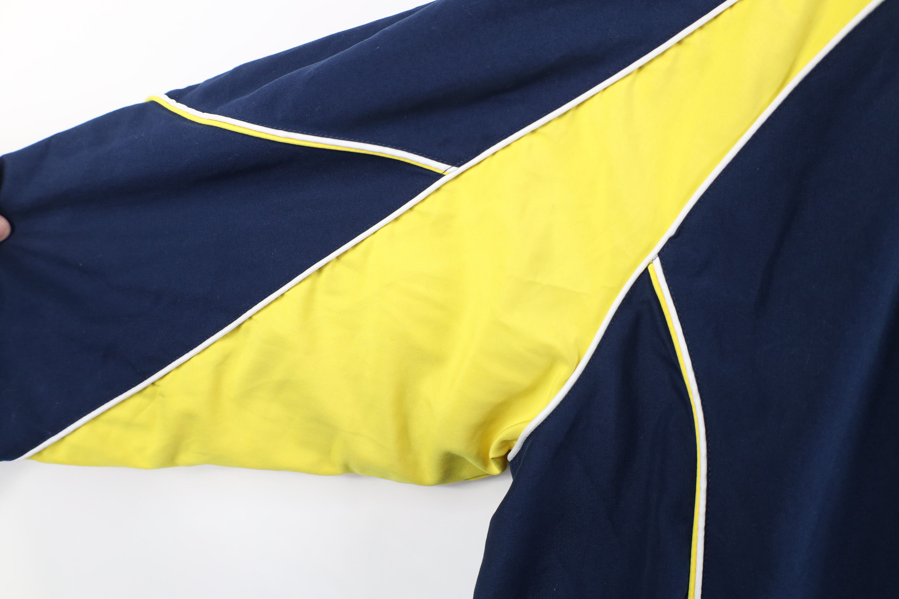 Vintage Vintage 90s Y2K University of Michigan Lined Pullover Jacket Size US XXL / EU 58 / 5 - 7 Thumbnail