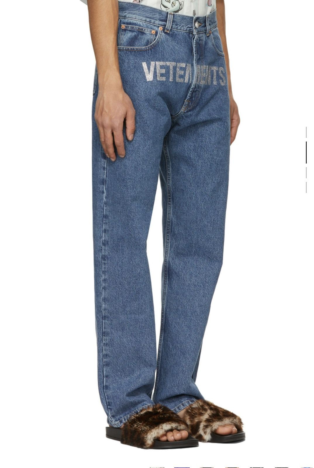 Vetements Vetements bejeweled straight leg Size US 30 / EU 46 - 4 Thumbnail