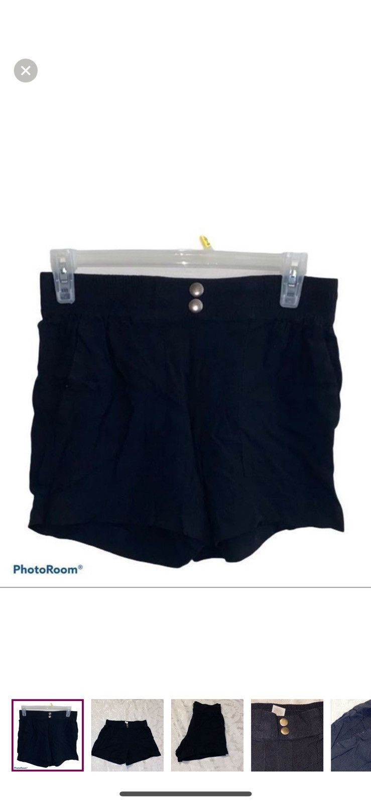 French Connection French connection XS pull on black shorts Size 25" / US 0 / IT 36 - 1 Thumbnail