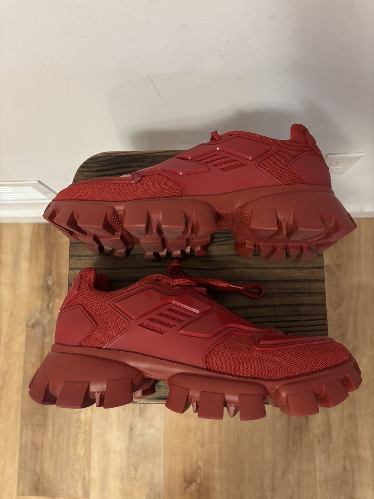 Prada Prada cloudbuster red sneakers size 10/ 11 US Size US 11 / EU 44 - 2 Thumbnail