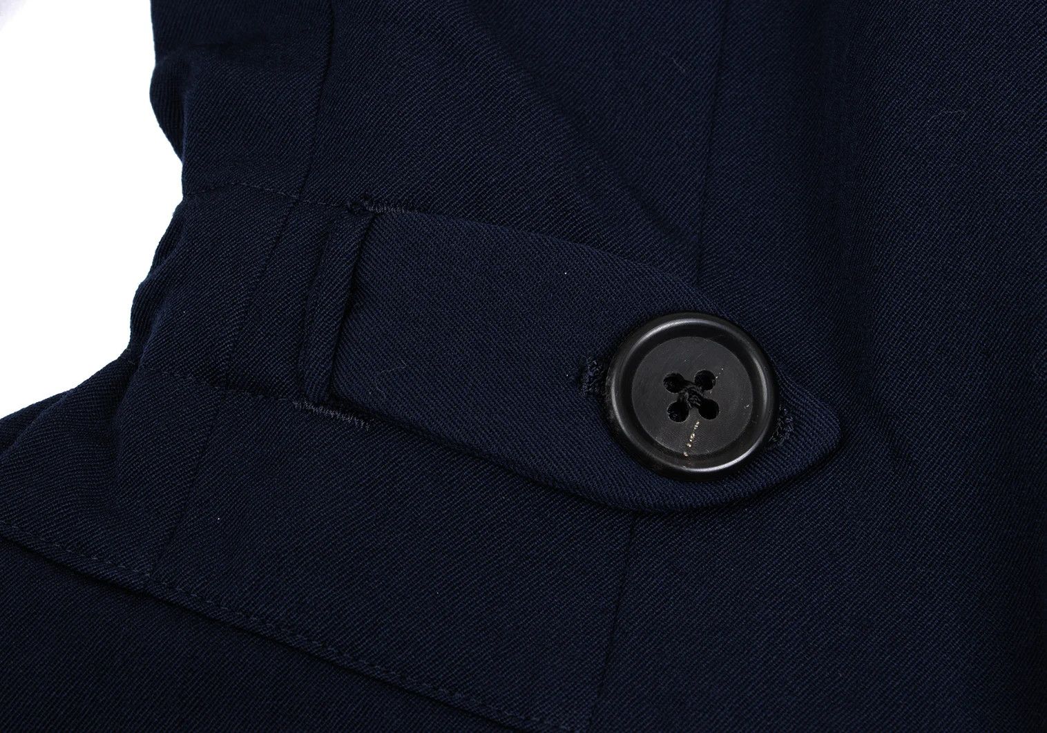 Yohji Yamamoto Yohji Yamamoto Wool Gabardine Jacket Navy M Size US M / EU 48-50 / 2 - 11 Thumbnail