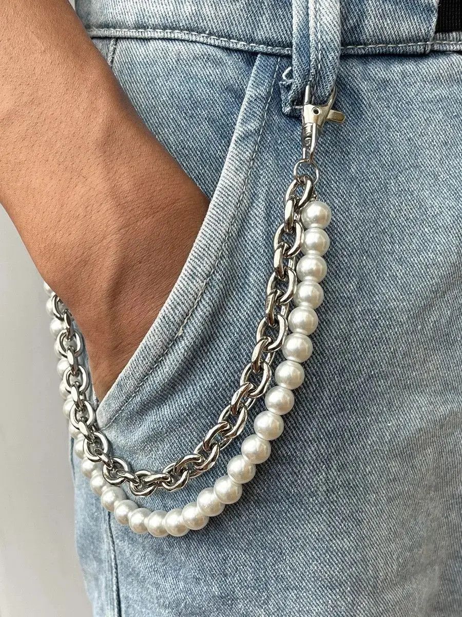 Jewelry × Vintage Layered Pearl Belt Chain Size ONE SIZE - 2 Thumbnail