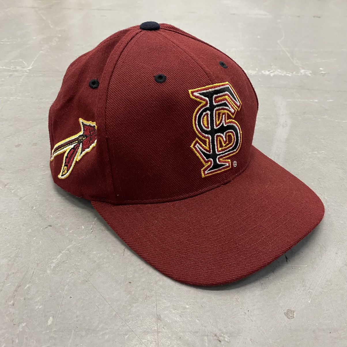 Top Of The World × Vintage Vtg 90s FSU Seminoles Top of the World Graffiti Snapback ToW Size ONE SIZE - 2 Thumbnail