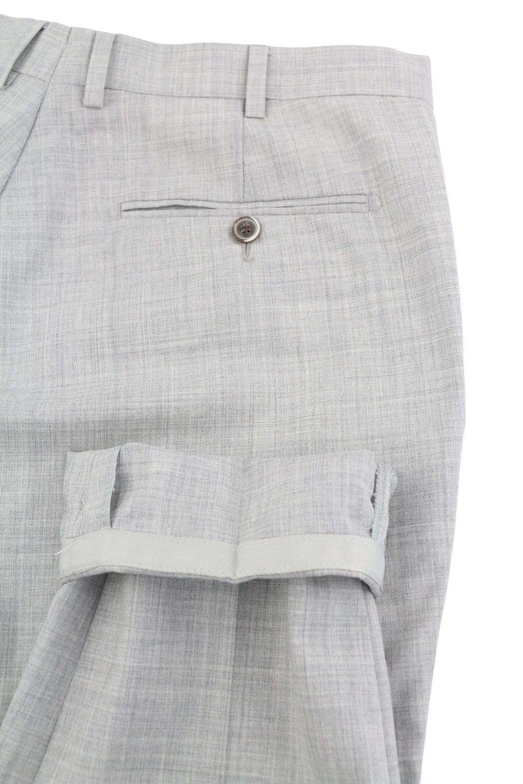Suitsupply TURN-UP UK34 Grey Wool S120 Trousers 86853 Size 34R - 5 Thumbnail