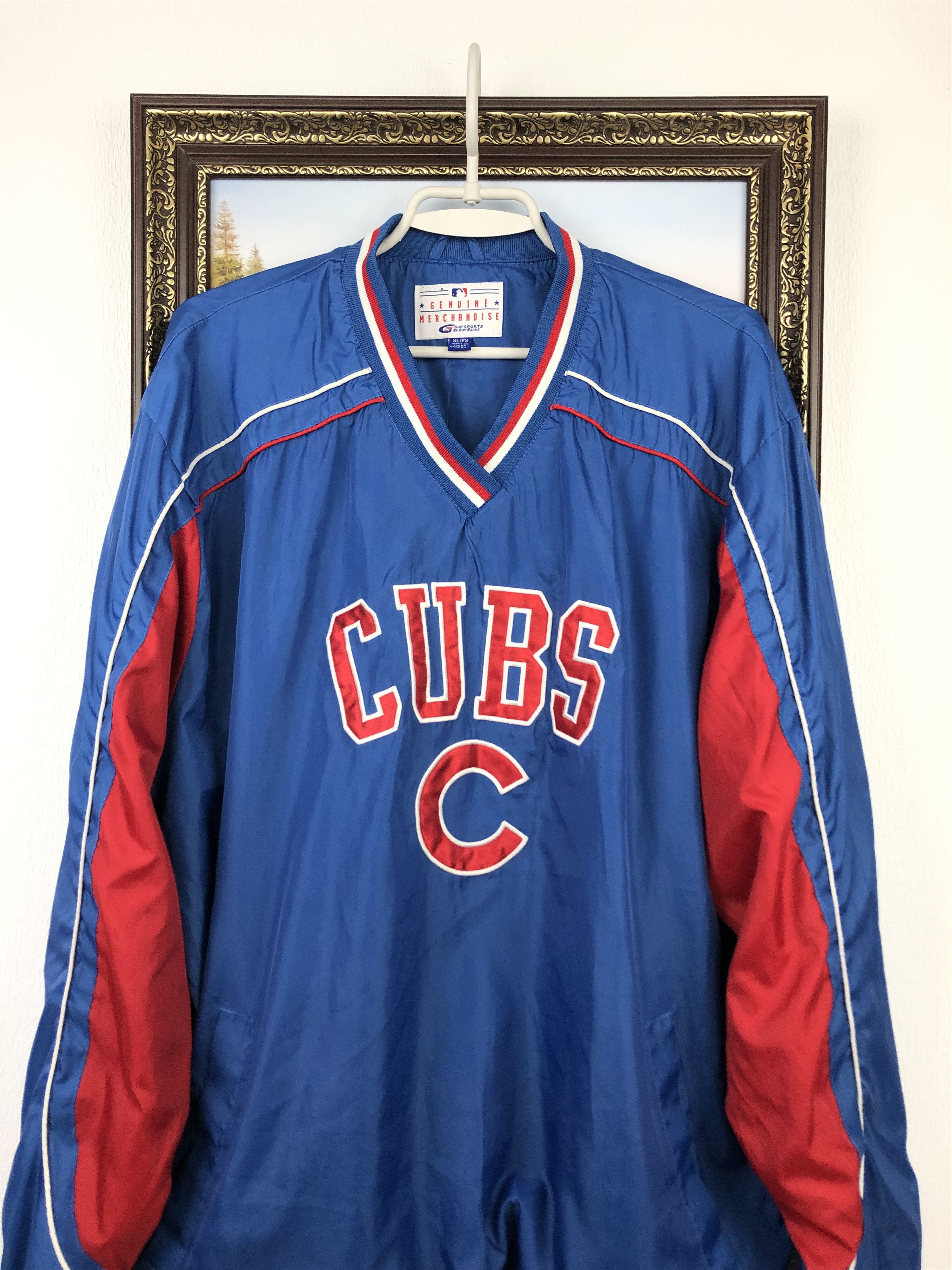 MLB Vintage Chicago Cubs Sweatshirt Blue MLB Baseball Jacket Size US XL / EU 56 / 4 - 2 Thumbnail