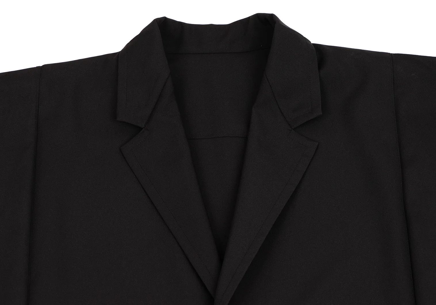 Issey Miyake Flat Pleats Polyester Chester Coat in Black Size 3 Size US L / EU 52-54 / 3 - 3 Thumbnail