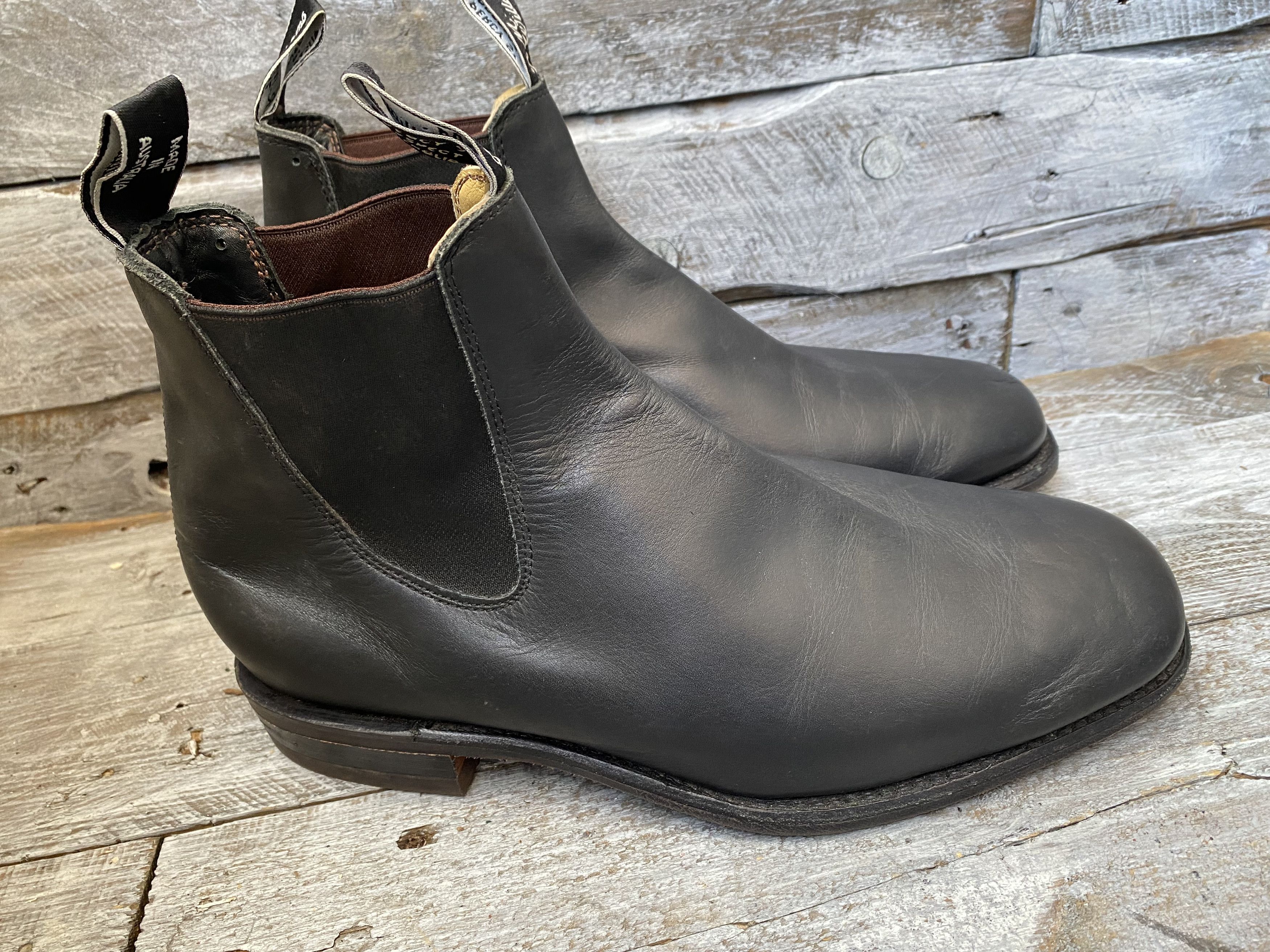 R.M. Williams Rm williams crafmanship chelsea black leather boots sz 43 Size US 10 / EU 43 - 10 Thumbnail