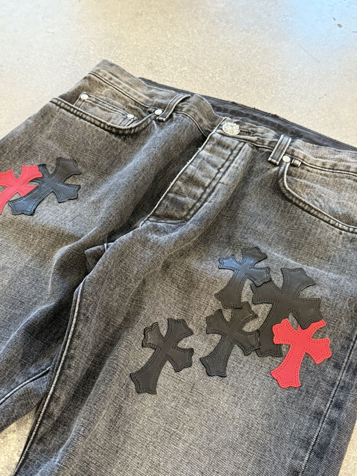 Chrome Hearts Chrome hearts jeans Size US 33 - 3 Thumbnail