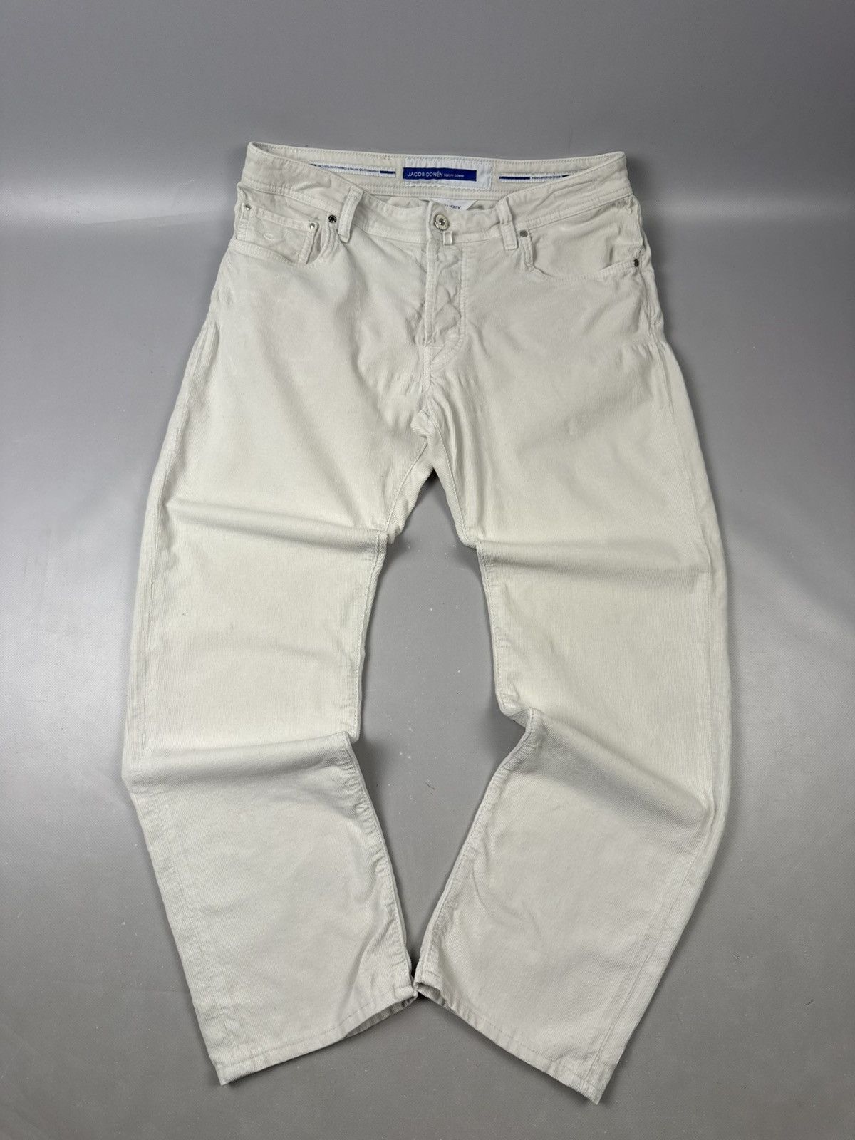 Jacob Cohen Jacob cohën curdoroy pants white baggy fit size w34 Size US 34 / EU 50 - 6 Thumbnail