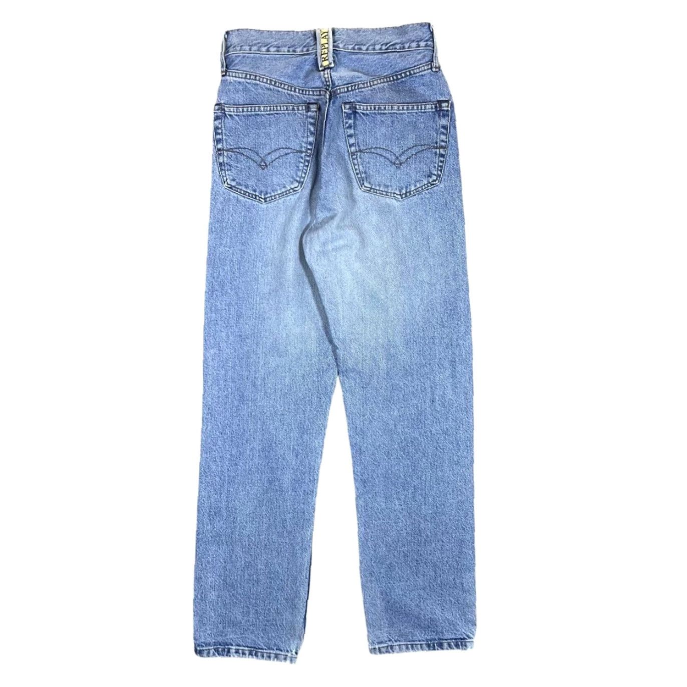 Replay REPLAY JEANS Style 901 Regular Made In Italy Blue Denim Jeans 26 Womens Straight 26" Misses Size 26" / US 2 / IT 38 - 3 Thumbnail
