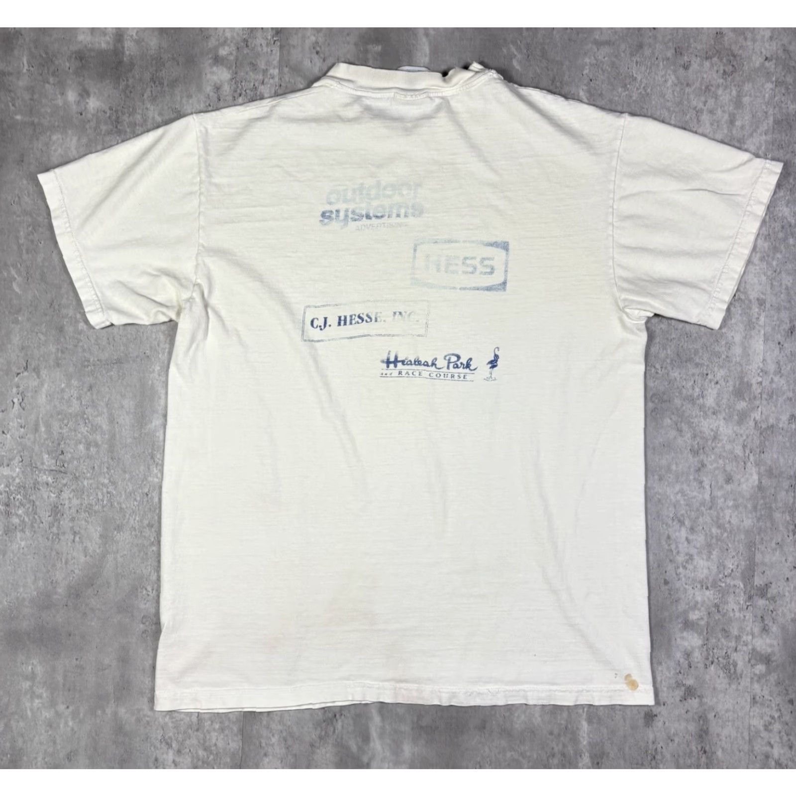 Hanes VINTAGE Hanes White T-Shirt 90s Art Graphic Print Crew Neck Short Sleeve Cotton Size M Mens Superman? Size US M / EU 48-50 / 2 - 2 Thumbnail