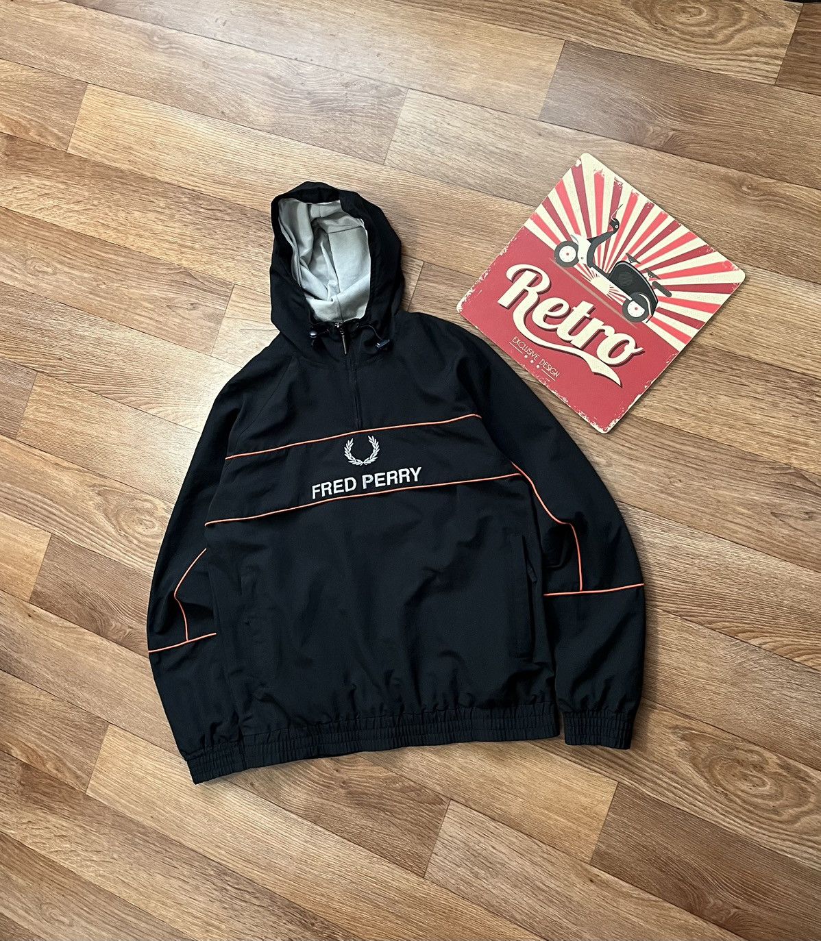 Fred Perry Vintage Fred Perry Big Logo Y2K 1/3 Zip Anorak Jacket Size US S / EU 44-46 / 1 - 2 Thumbnail
