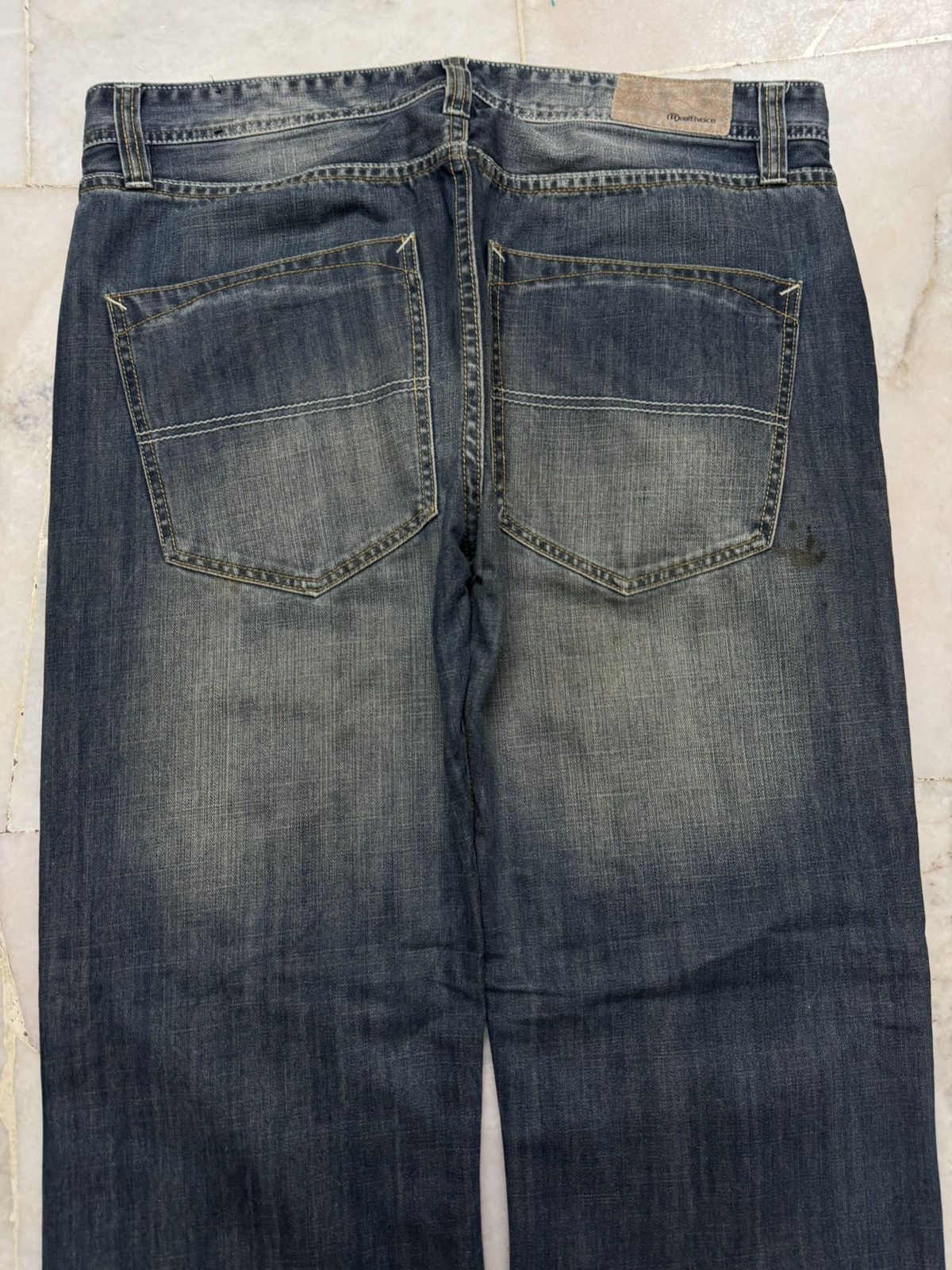 Japanese Brand 💥THRASHED💥VTG UNION MADE REALBVOICE MUDWASH DIRTY DISTRESS Size US 36 / EU 52 - 14 Thumbnail