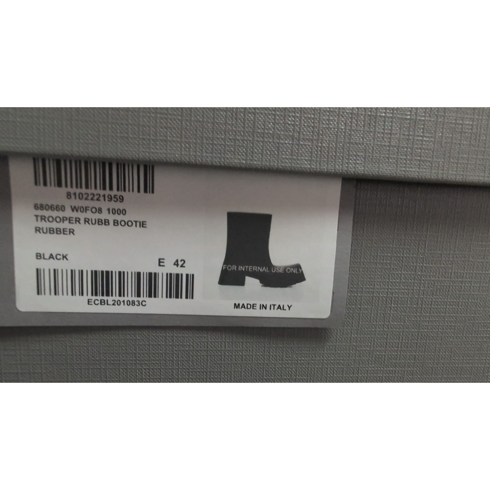 Balenciaga o1rshd1 Q:3 / Trooper Rubber Bootie in Black Size US 9 / EU 42 - 15 Thumbnail