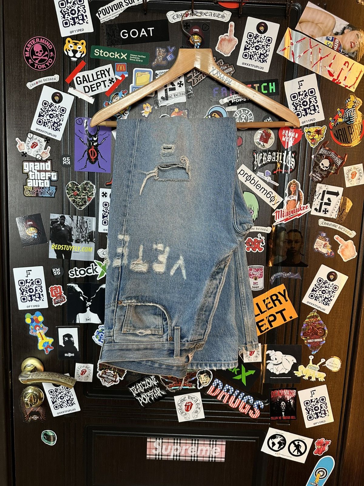 Vetements FW19 VETEMENTS ANARCHY DENIM Size US 32 / EU 48 - 1 Thumbnail