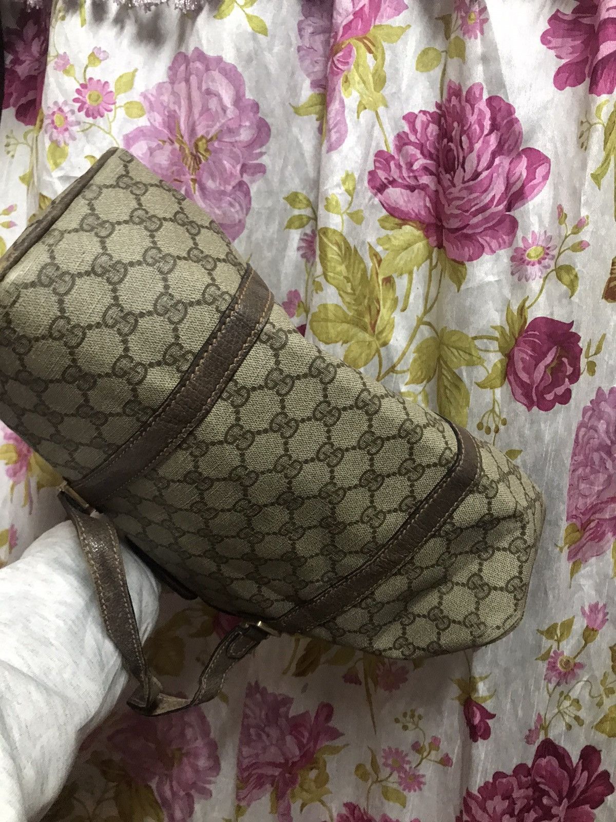 Gucci × Vintage Authentic Vintage Gucci Boston Bag Size ONE SIZE - 9 Thumbnail
