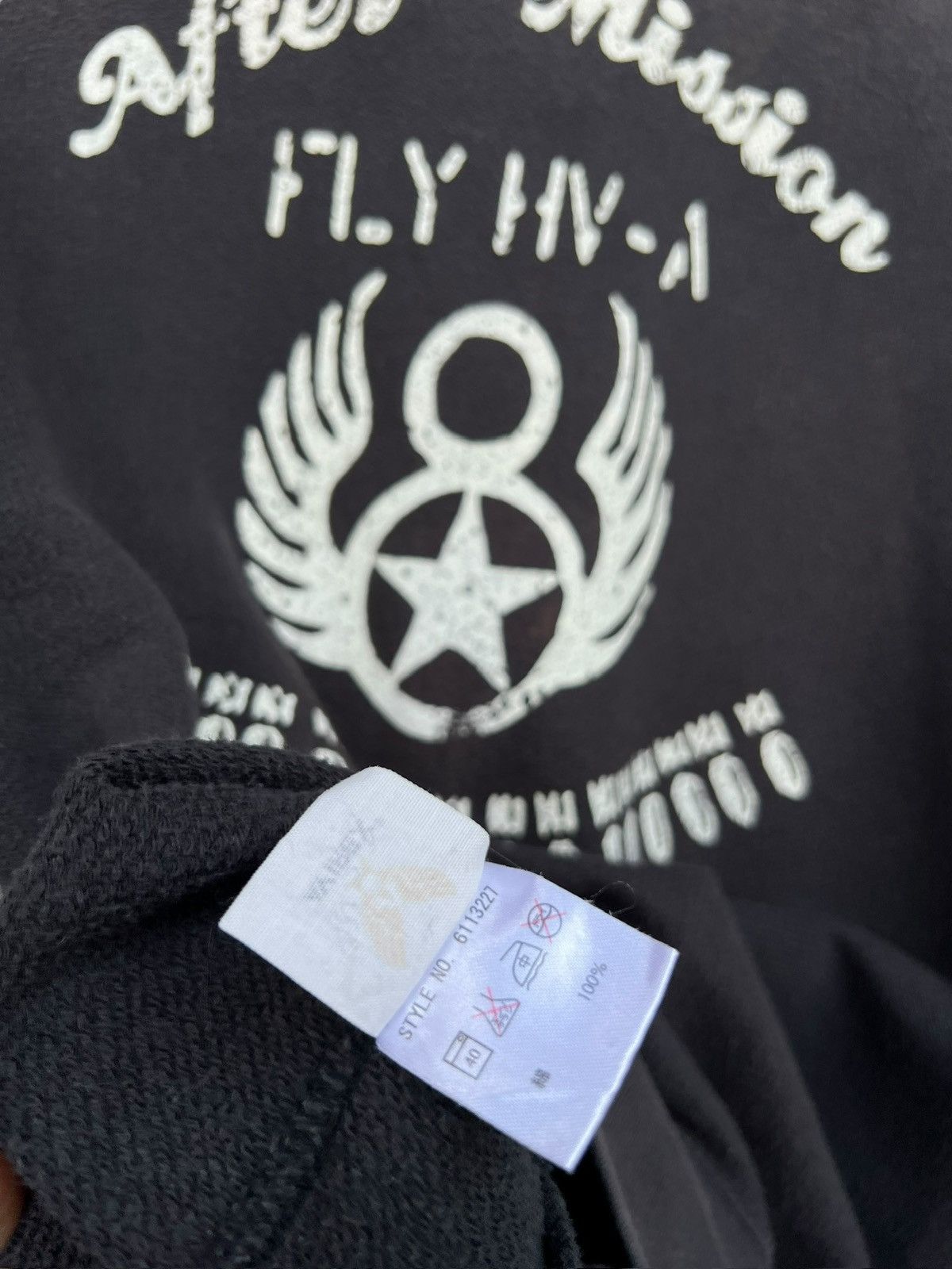 Avirex Y2k AVIREX USAAF Black Sweater Size US S / EU 44-46 / 1 - 10 Thumbnail