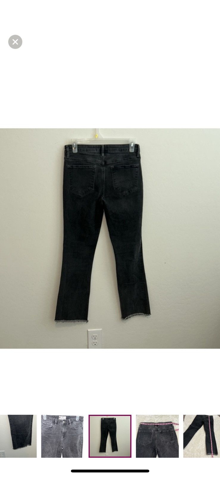 Free People Free people cropped grey jeans size 27 Size 27" / US 4 / IT 40 - 3 Thumbnail