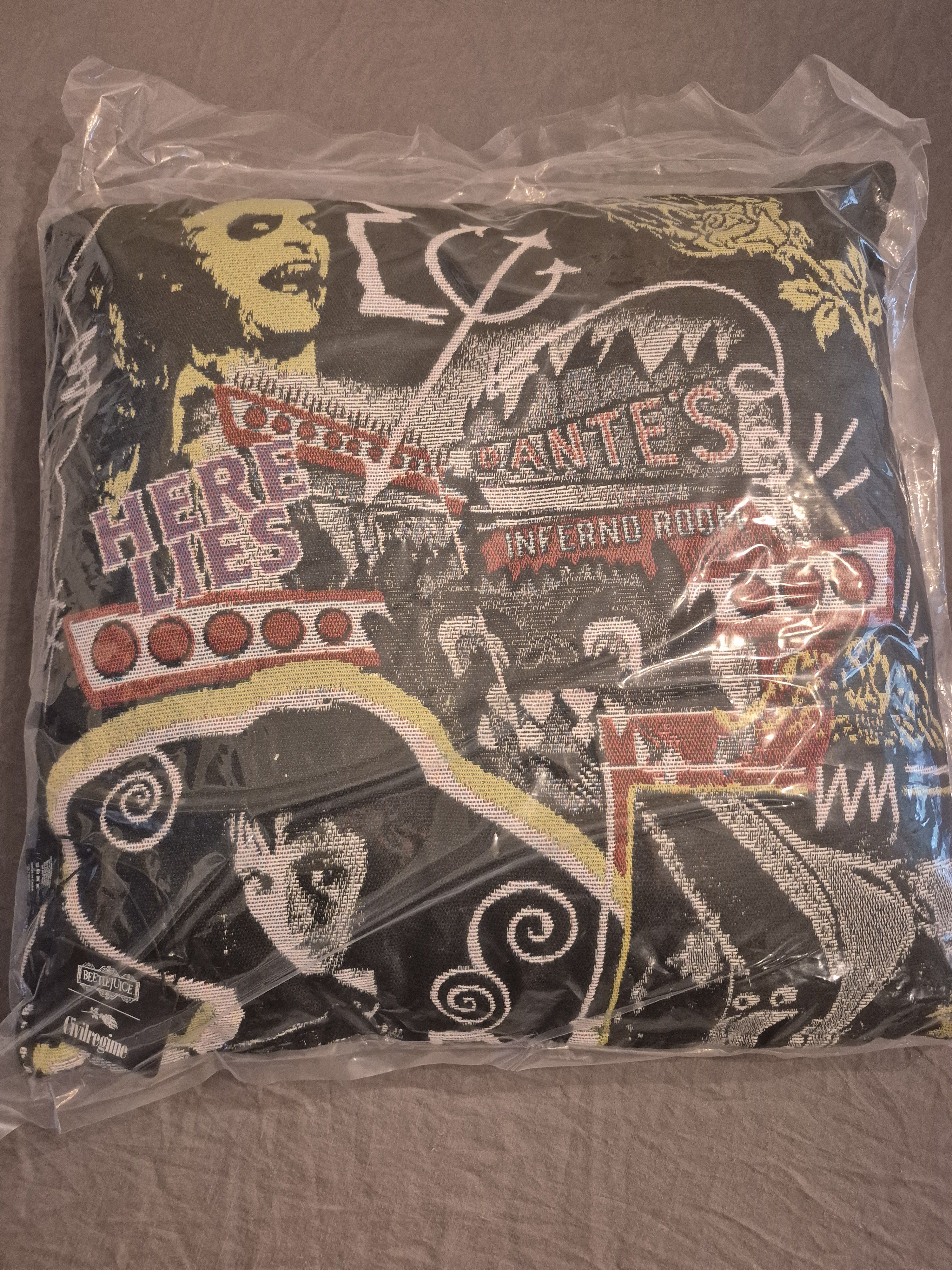 Civil Regime Civil Regime x BeetleJuice Collab "Its Showtime" Pillow Size ONE SIZE - 1 Thumbnail