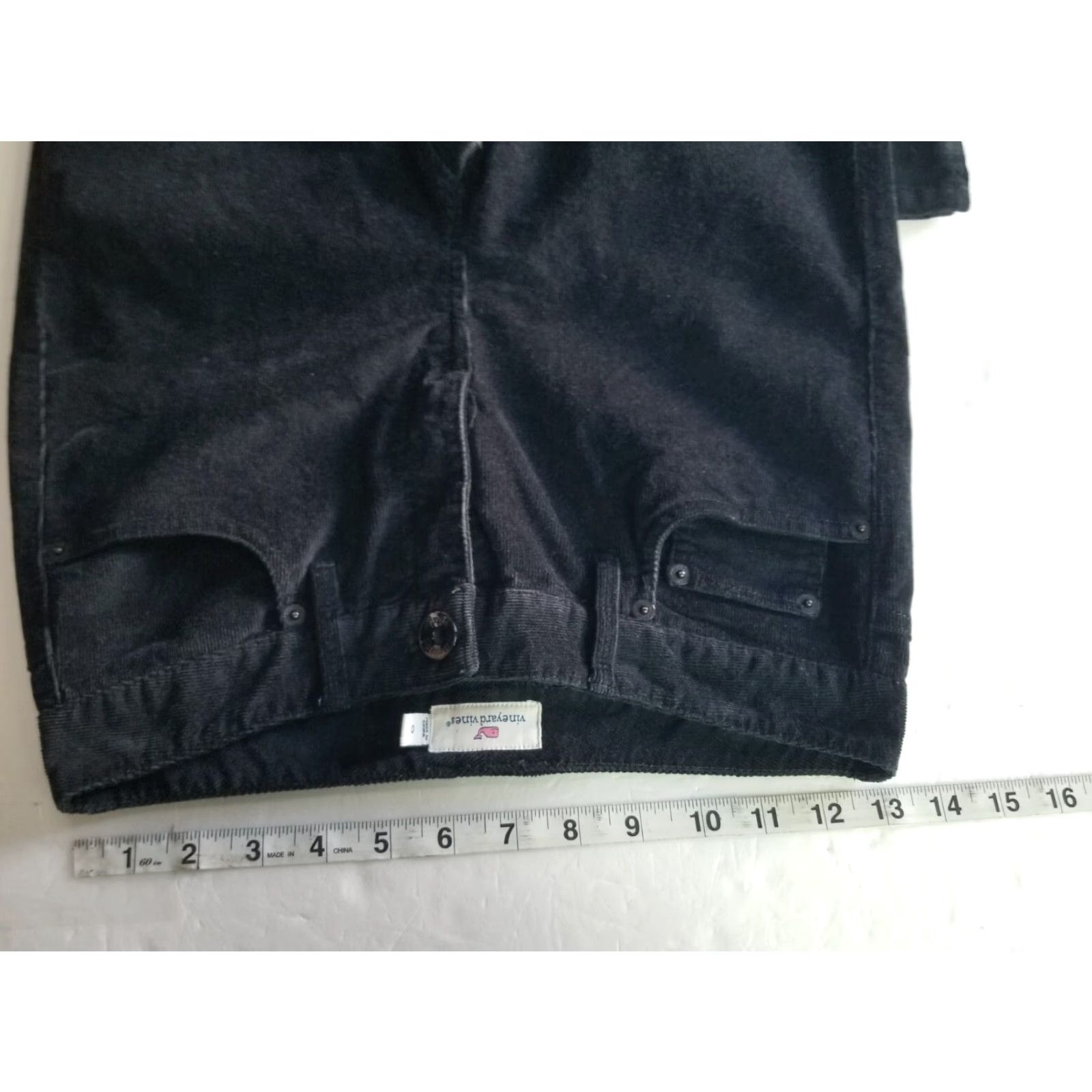 Vineyard Vines VINEYARD VINES Womens Jeans Size 0 Blue Skinny Corduroy Size 28" / US 6 / IT 42 - 3 Thumbnail