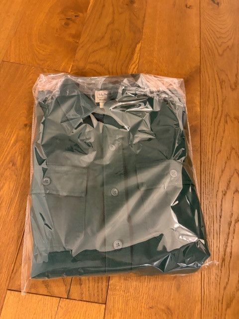 L.L. Bean L.L.Bean Chamois Cloth Shirt - Forest Green Size US XL / EU 56 / 4 - 5 Thumbnail