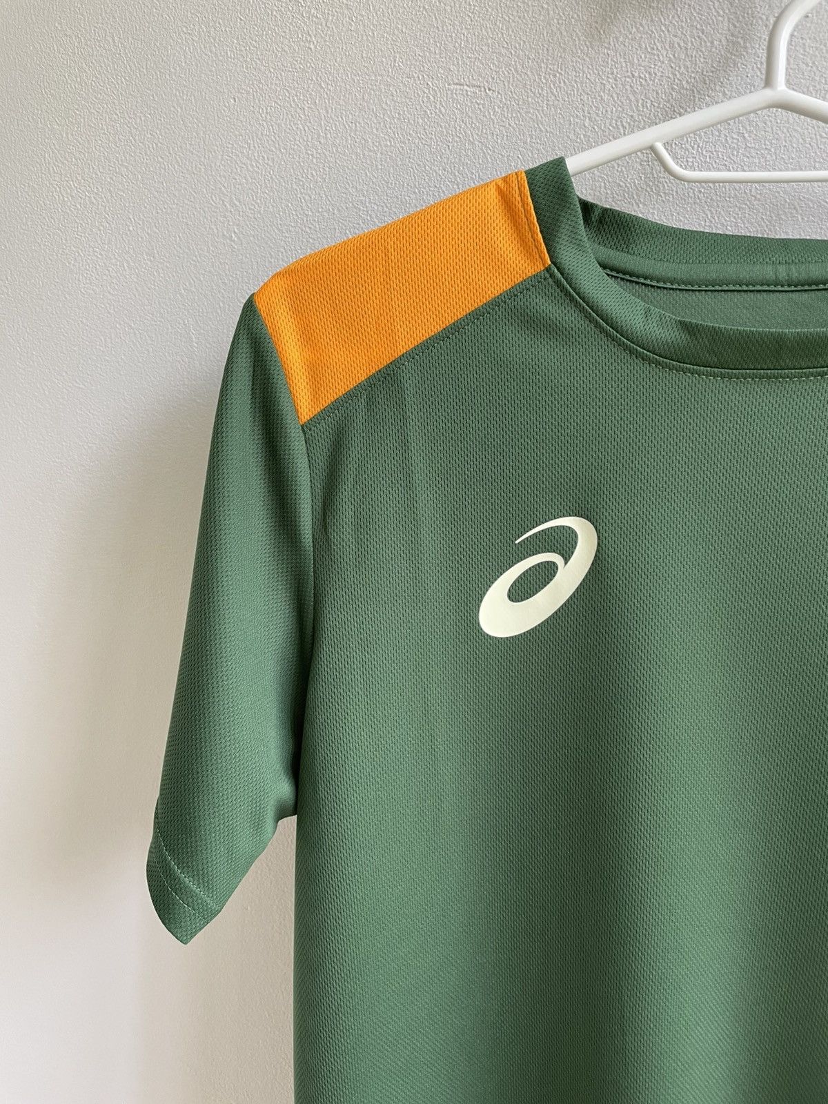 Vintage South Africa Home Rugby Union Training Shirt Asics Jersey Size M / US 6-8 / IT 42-44 - 3 Thumbnail