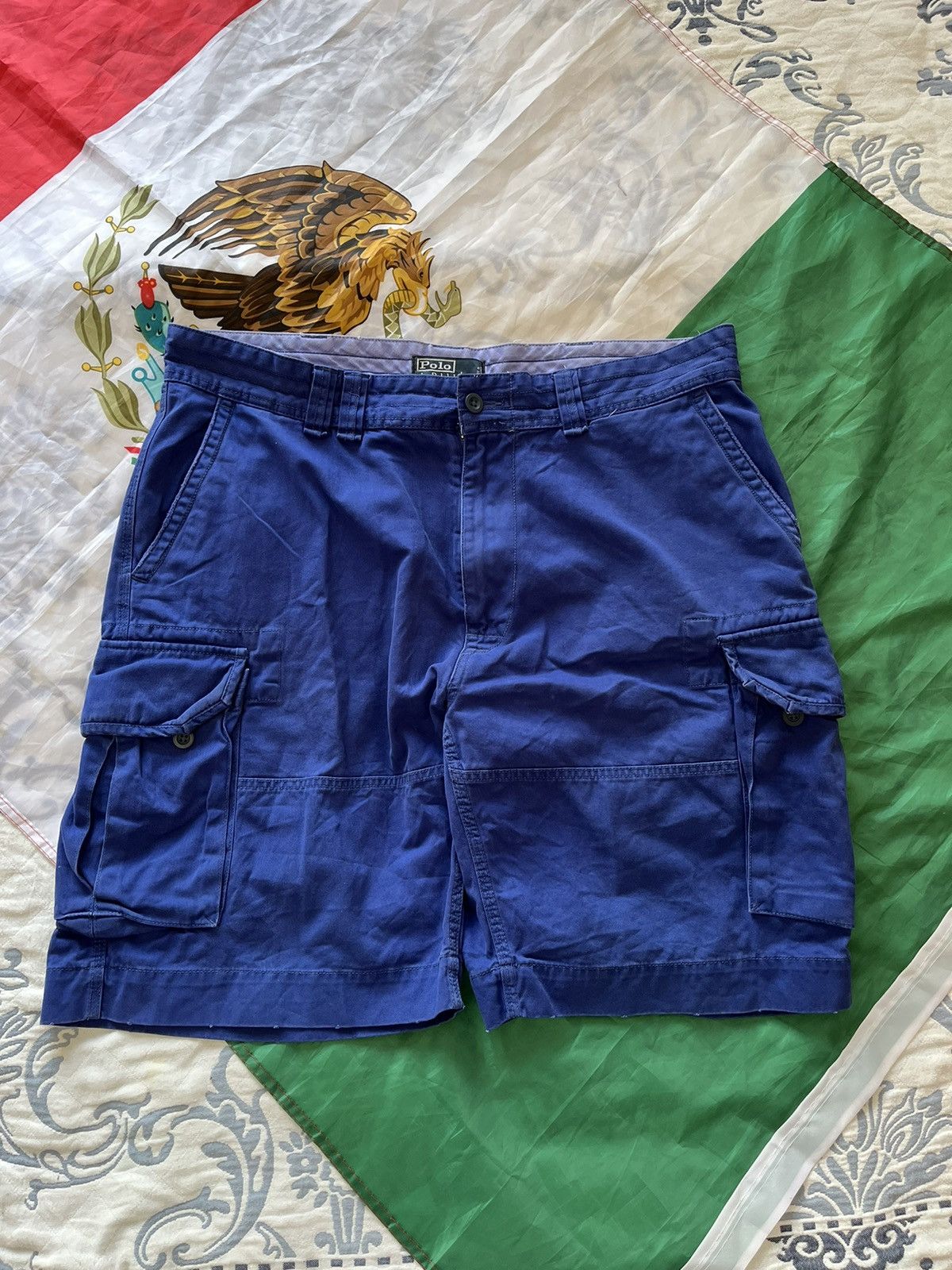 Vintage Polo by Ralph Lauren baggy shorts ✅ Size US 38 / EU 54 - 4 Thumbnail