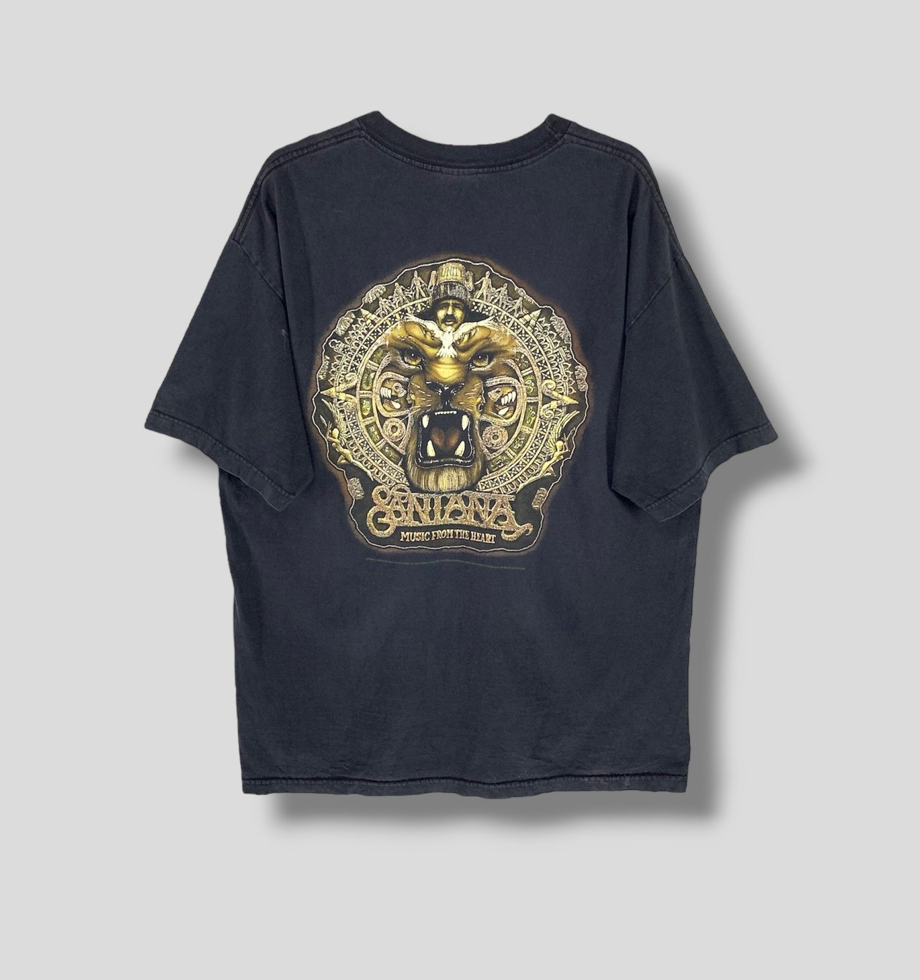 Vintage 90s Santana music from the heart tour tshirt