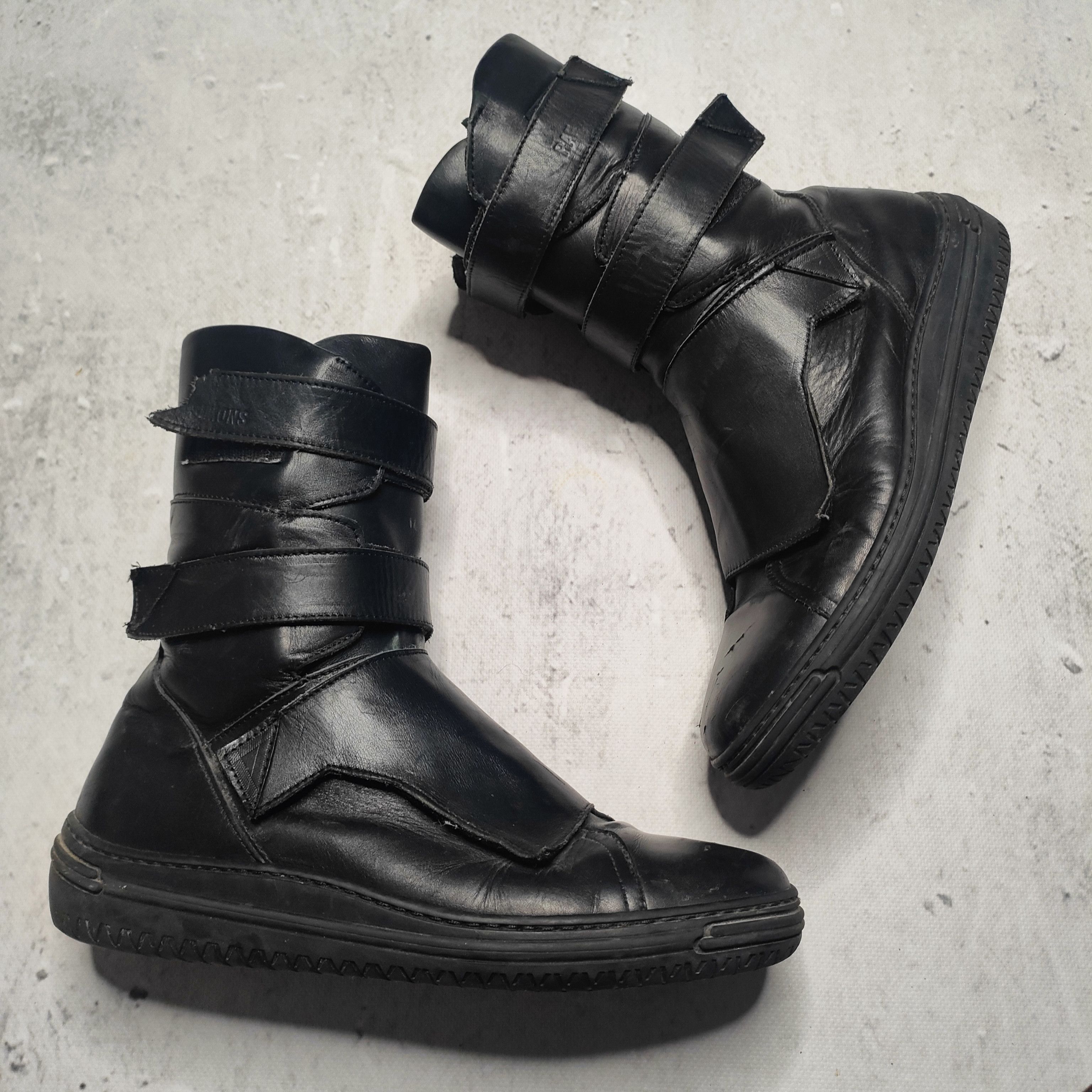 Raf Simons Raf SImons Runway 2005 velcro moto shoes RARE Size US 9 / EU 42 - 4 Thumbnail