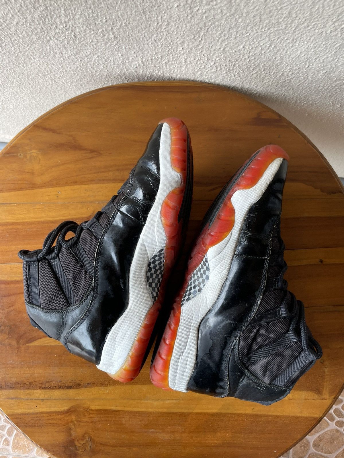 Jordan Brand × Nike × Vintage 💥RARE💥 Jordan 11 OG Playoff Bred 1995 Size US 10 / EU 43 - 5 Thumbnail