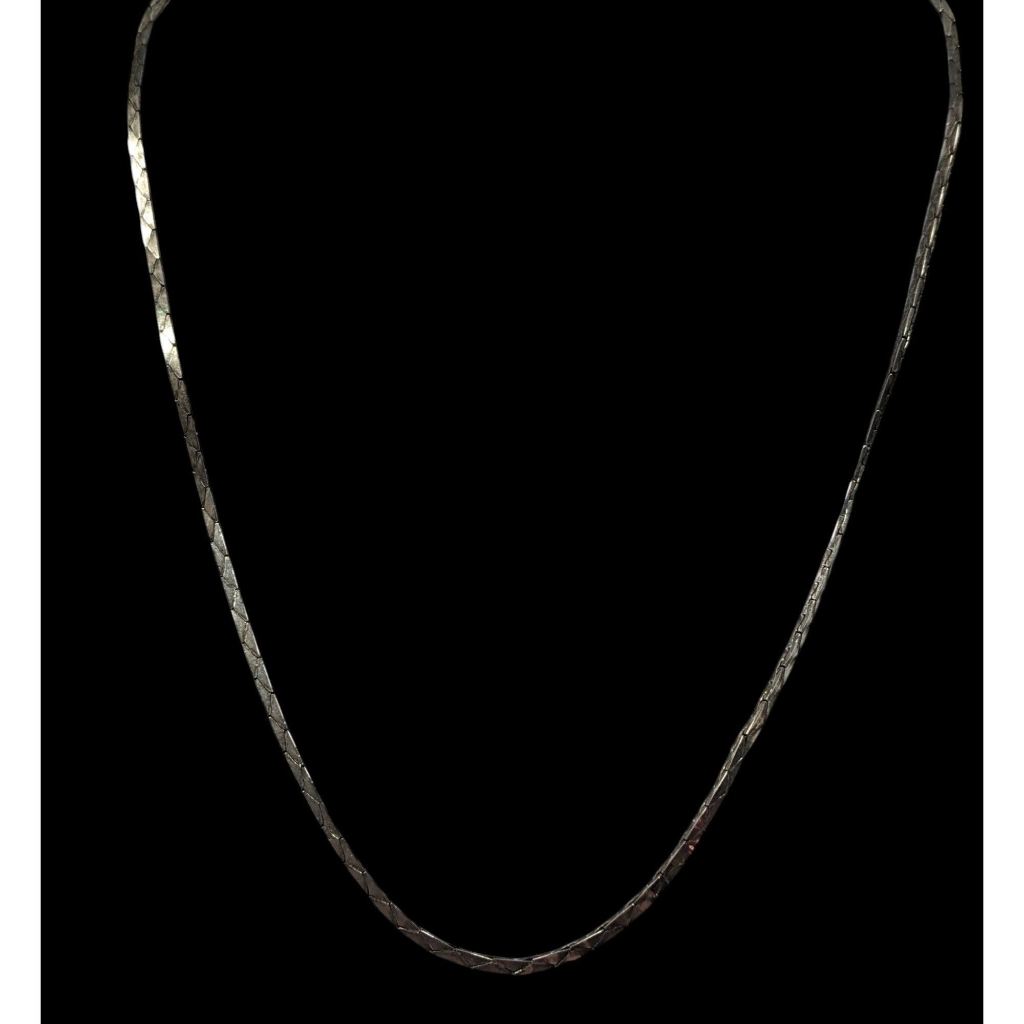 Other Classic 14k Gold Plated Silver Tone Serpent Chain Necklace Size ONE SIZE - 2 Thumbnail