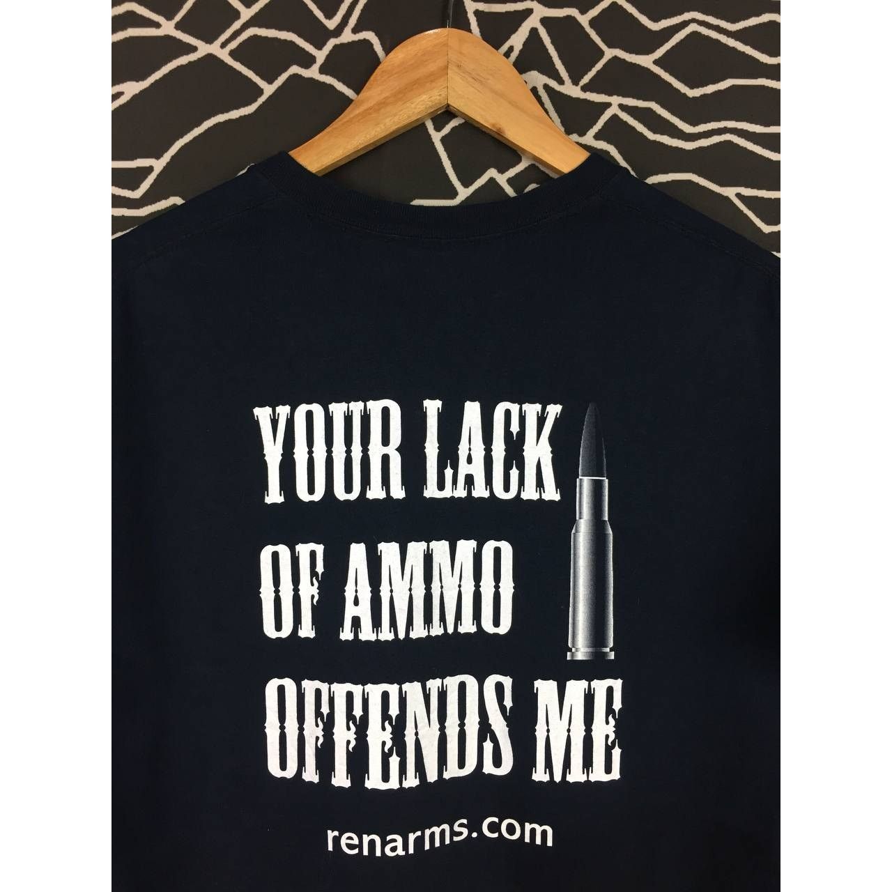Gildan Renaissance Firearms Your Lack Of Ammo Offend Me Graphic Tee Size US L / EU 52-54 / 3 - 3 Thumbnail