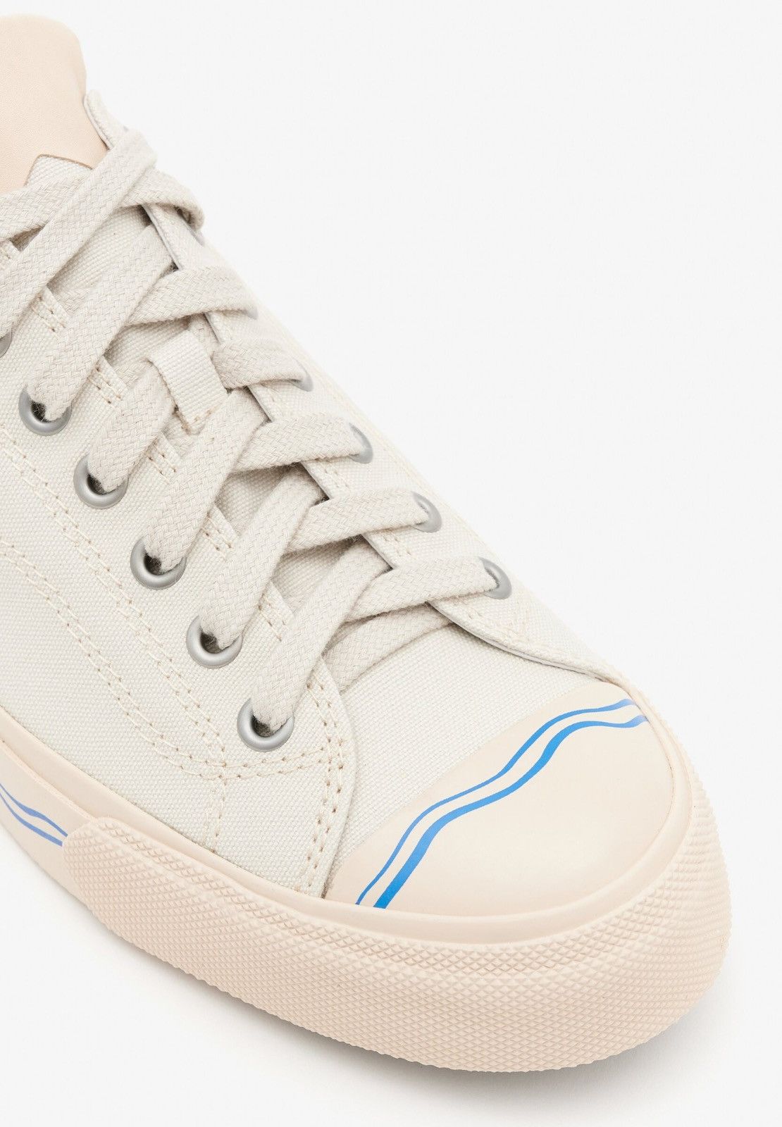 Visvim Last Size Visvim White Seeger Lo Wave-Print Sneakers Size US 10 / EU 43 - 11 Thumbnail