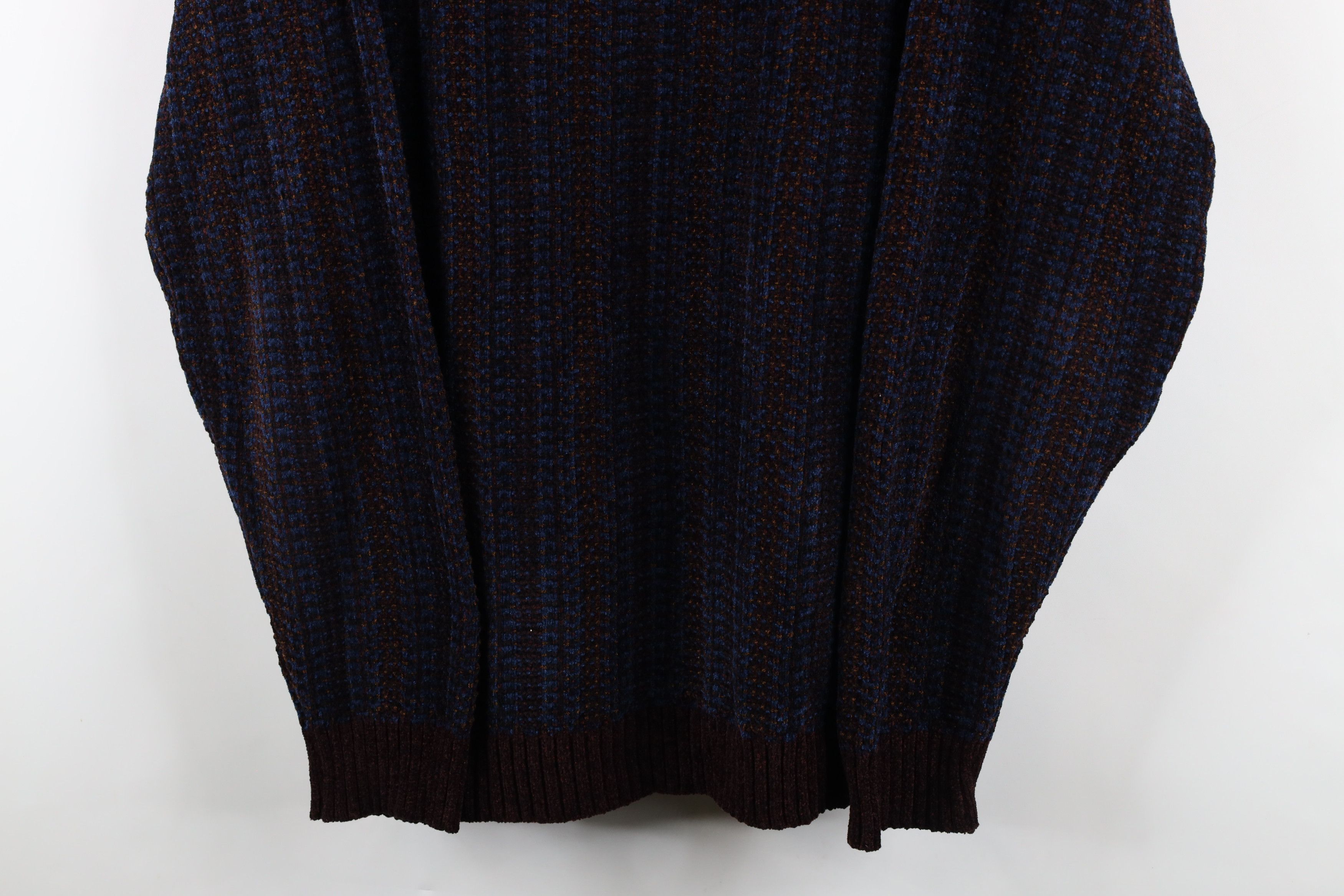Vintage Vintage 90s Streetwear Fleck Striped Fleece Crewneck Sweater Size US XL / EU 56 / 4 - 3 Thumbnail