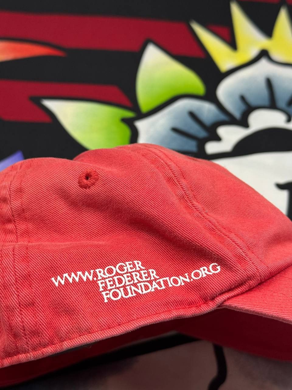 Nike Nike RF Roger Federer cap in red Size OS Size ONE SIZE - 4 Thumbnail