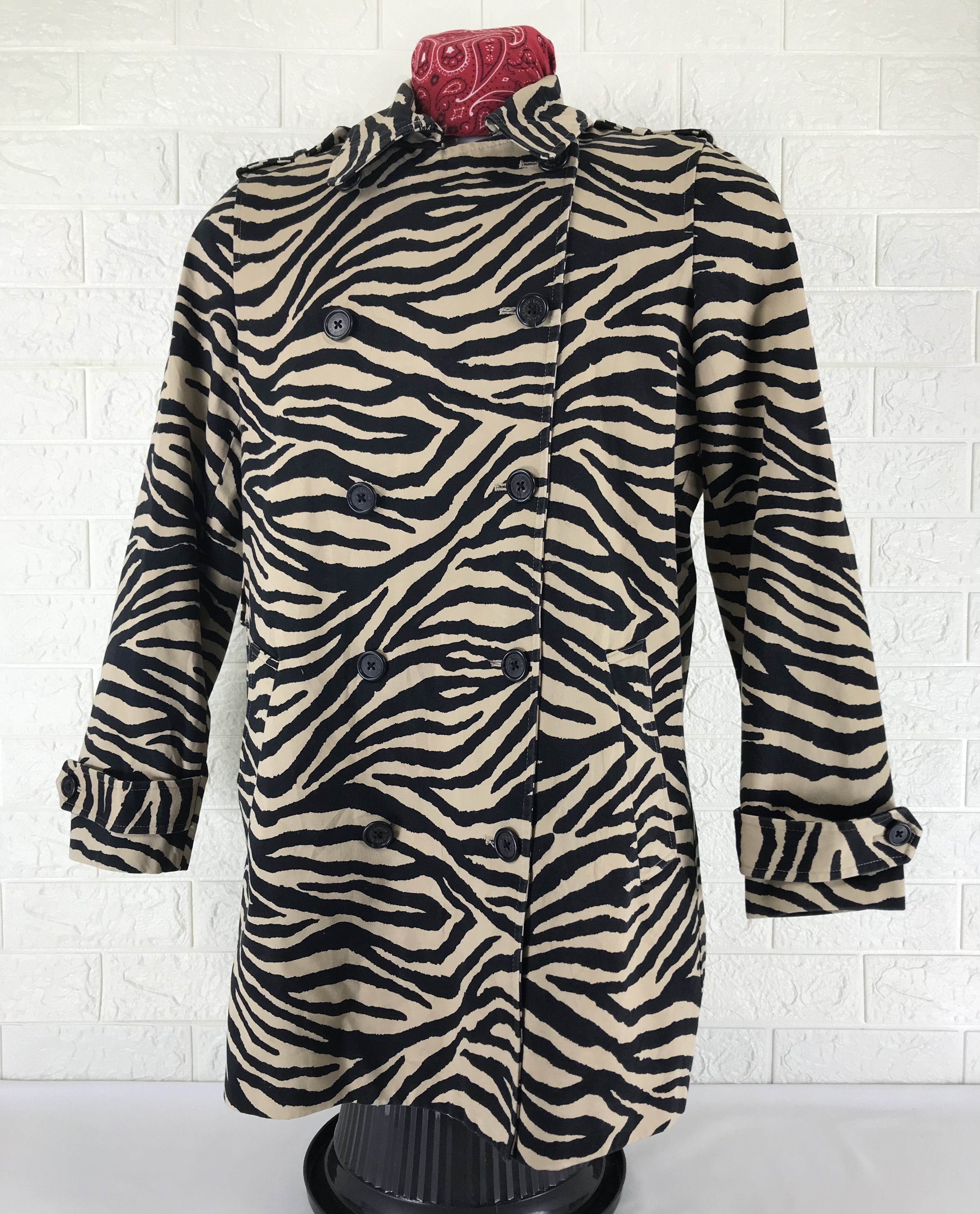 Polo Ralph Lauren Vintage Polo Ralph Lauren Tiger Striped Coat Size M / US 6-8 / IT 42-44 - 3 Thumbnail