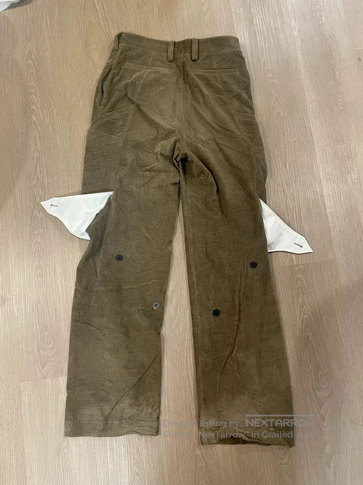 Kiko Kostadinov KIKO KOSTADINOV MEGARA Corduroy Pants. Size US 34 / EU 50 - 2 Thumbnail