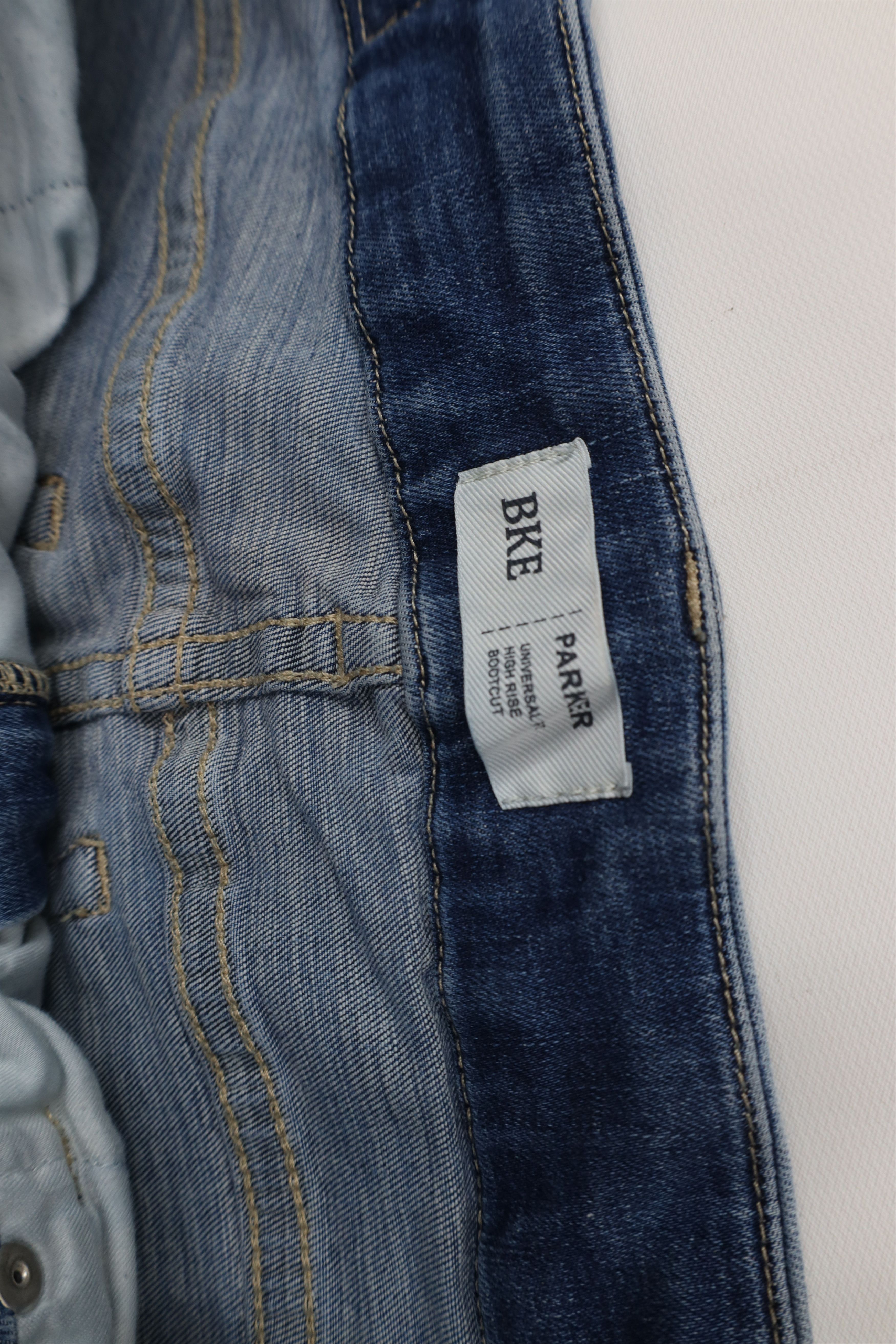 Vintage Buckle BKE Parker Stretch High Rise Bootcut Jeans Blue Size 36" / US 14 / IT 50 - 8 Thumbnail