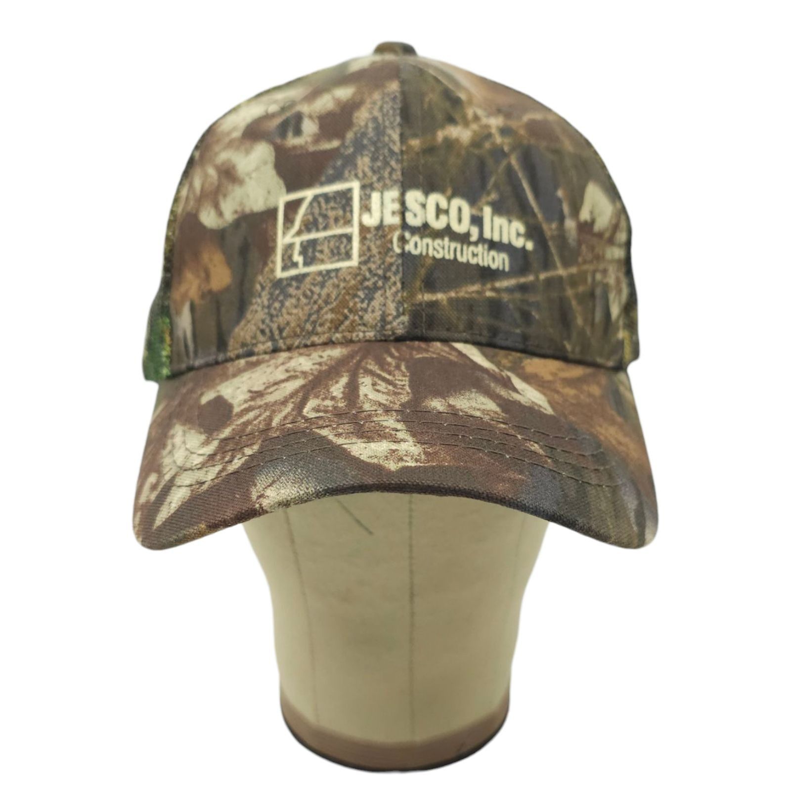Other JESCO Construction Camo Mesh Strapback Cap Logo Trucker Hat Size ONE SIZE - 10 Thumbnail