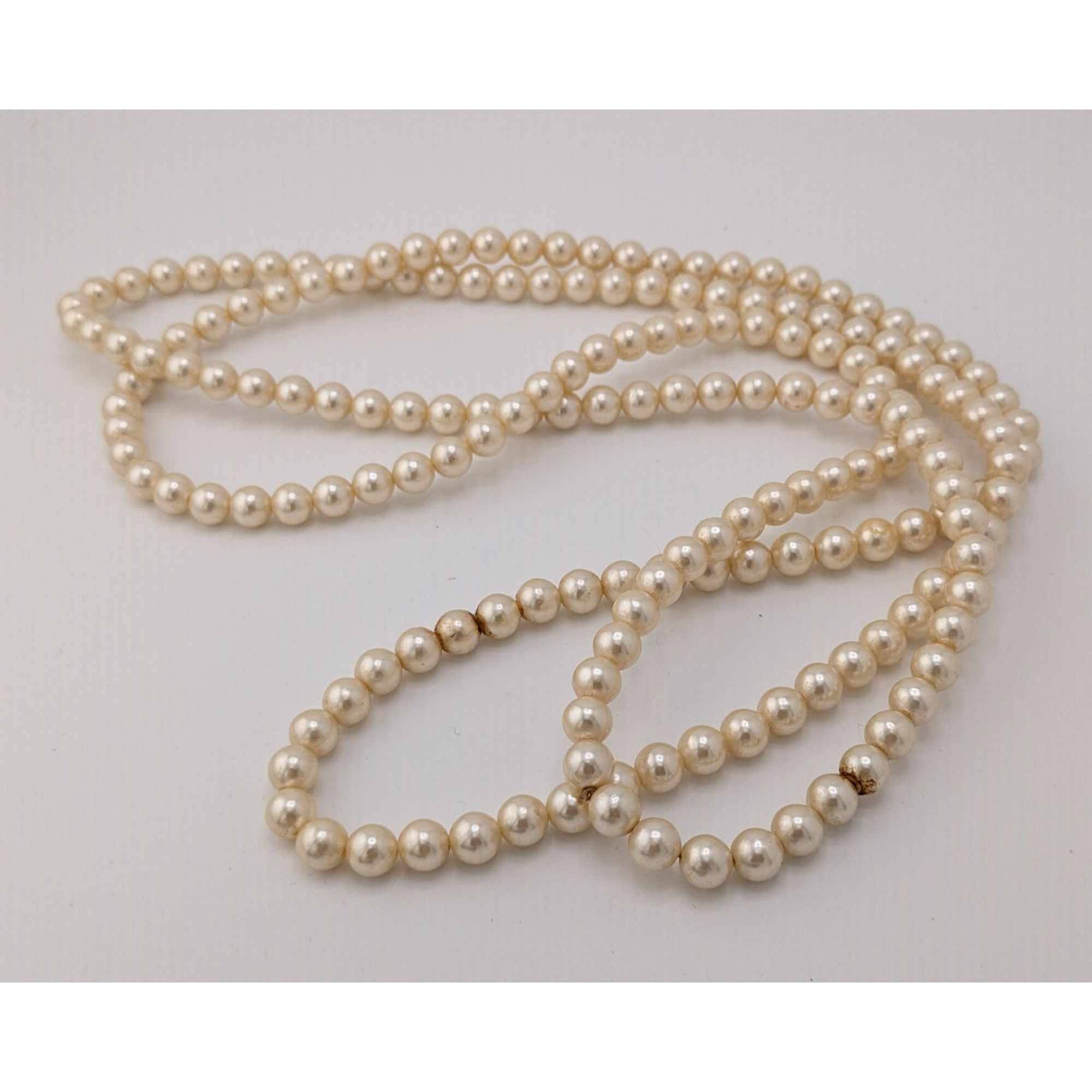 Other Vintage Faux Pearl Long Strand Necklace Size ONE SIZE - 5 Thumbnail