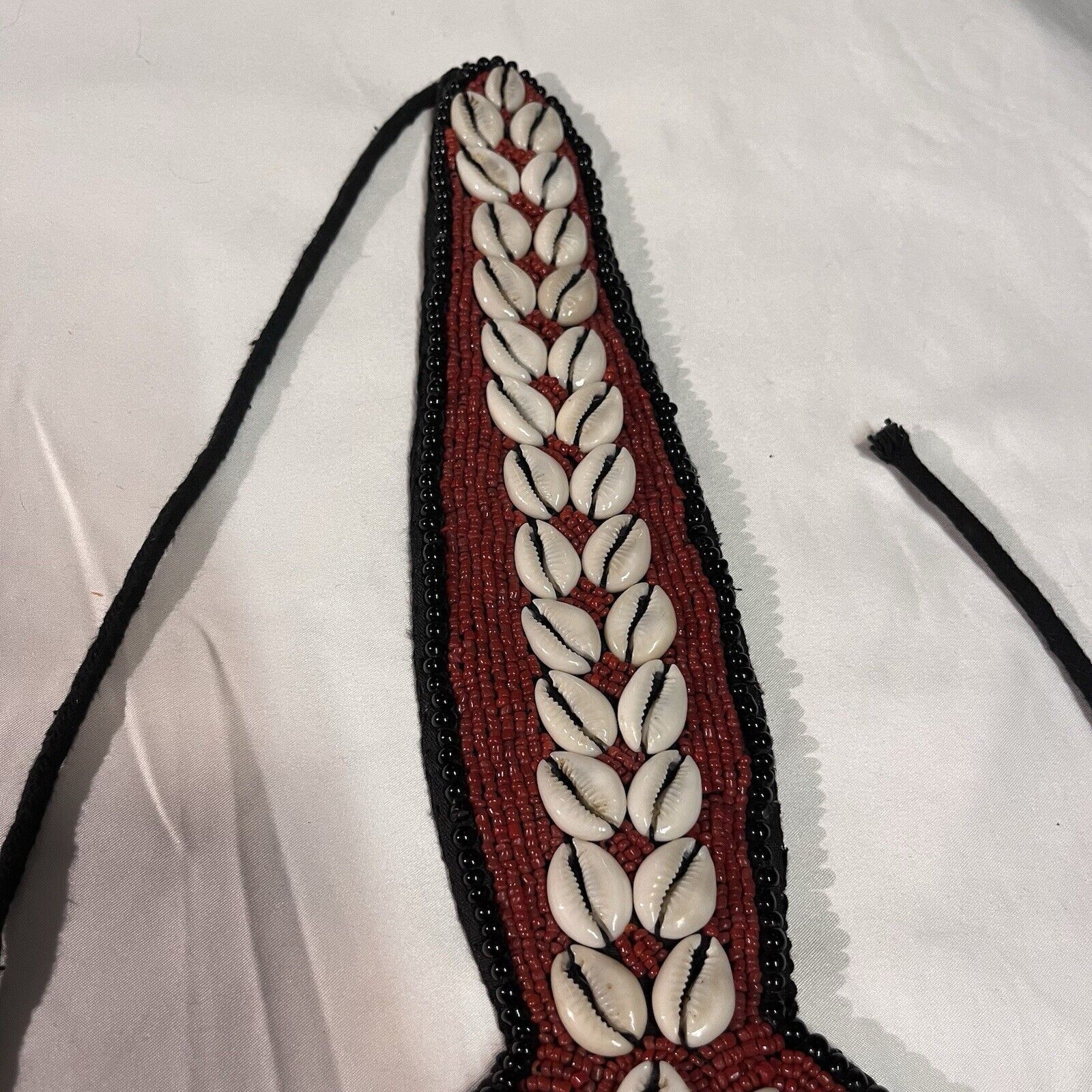 Handmade NativeAmerican Belt Attributed to Shinnecock People Folk Art Size ONE SIZE - 6 Thumbnail