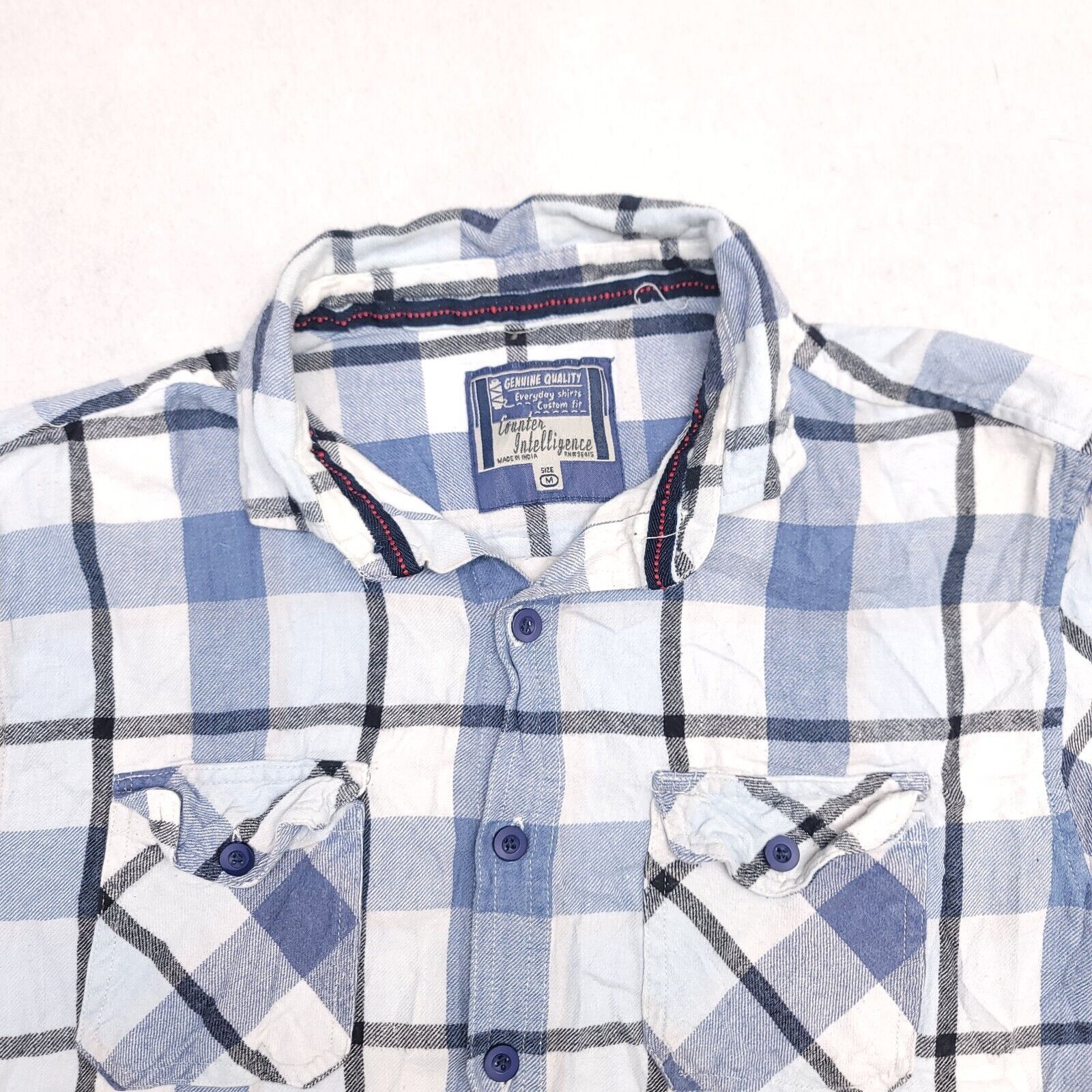 Counter Intelligence Counter Intelligence Buffalo Check Flannel Shirt Mens Size M Size US M / EU 48-50 / 2 - 1 Thumbnail