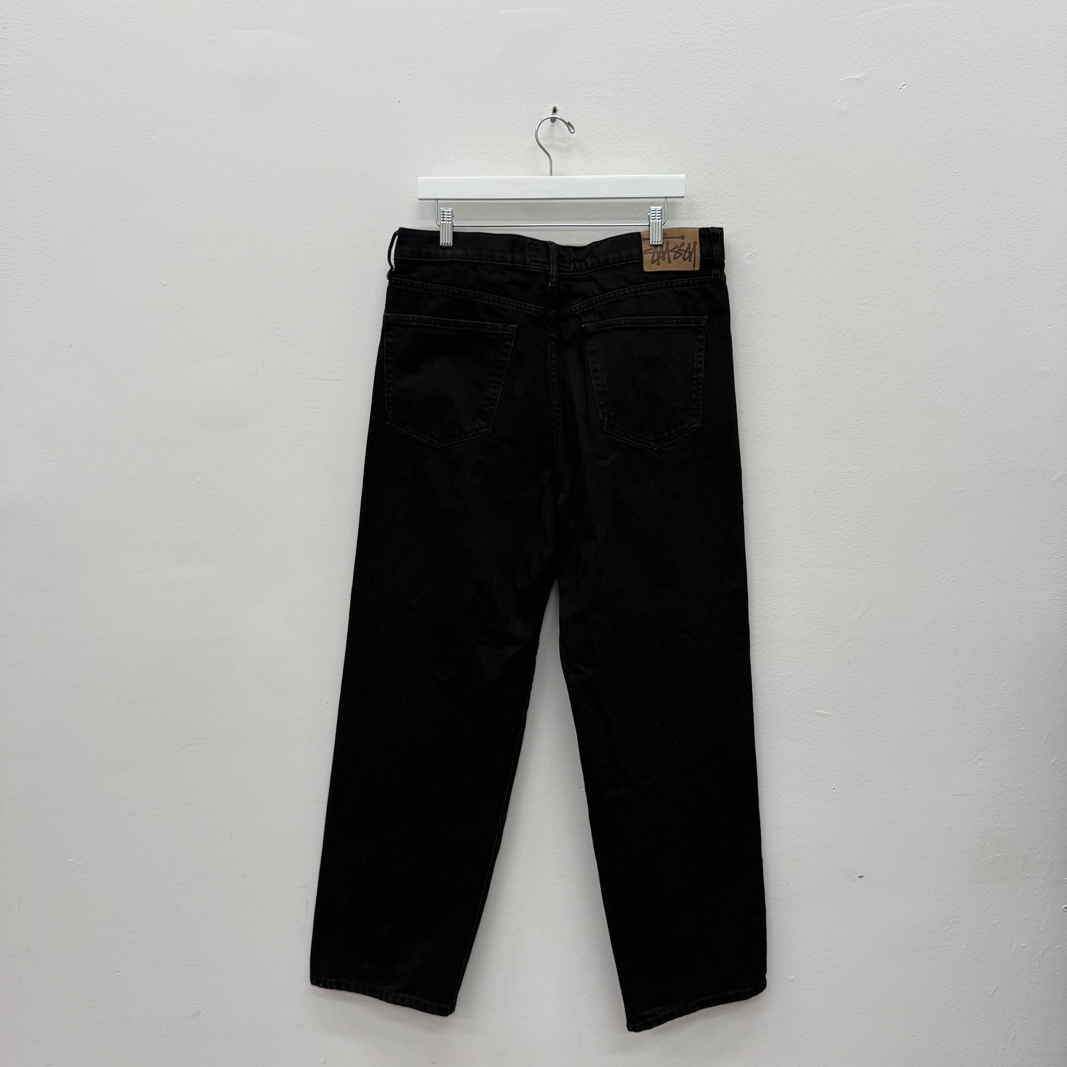 Stussy Stussy Black New Classic Denim Jeans - Size 36 Size US 36 / EU 52 - 2 Thumbnail
